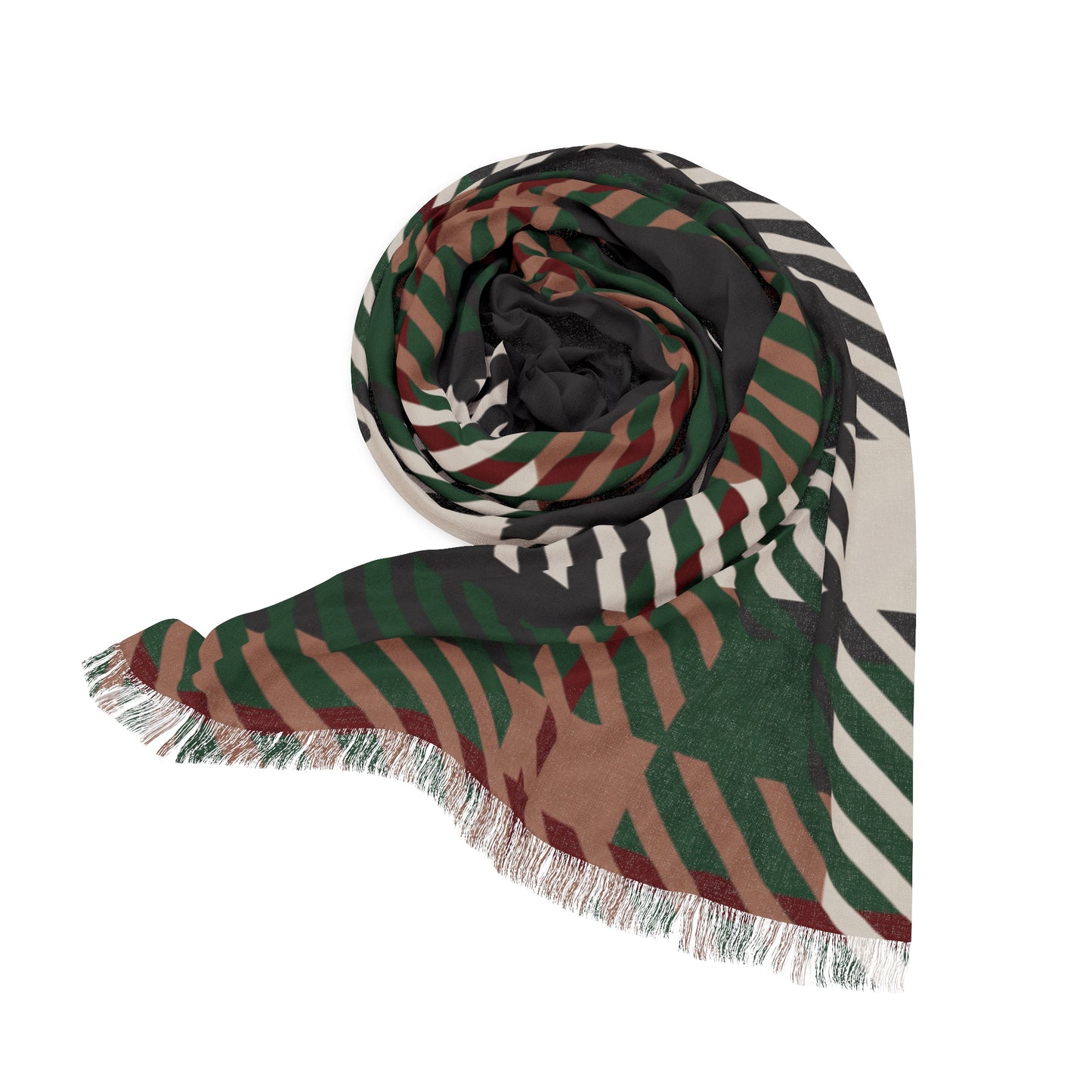 Faithful Tartan Fringed Scarf – Luxe Lightweight Wrap