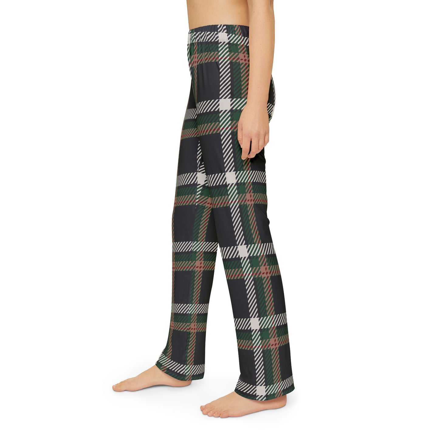 Faithful Tartan Boys' Lounge Pants – Rested in Purpose, Ready for Play