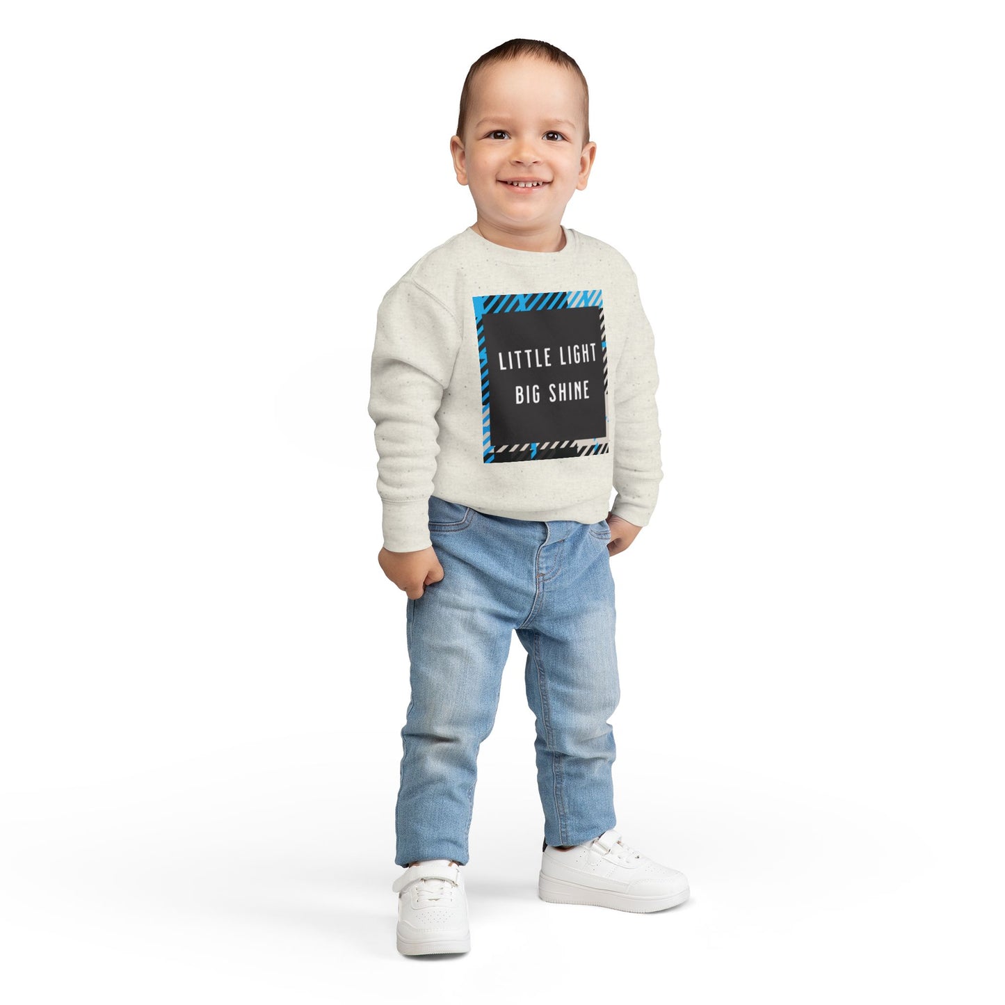 “Little Light, Big Shine” Luxe Kids Sweatshirt
