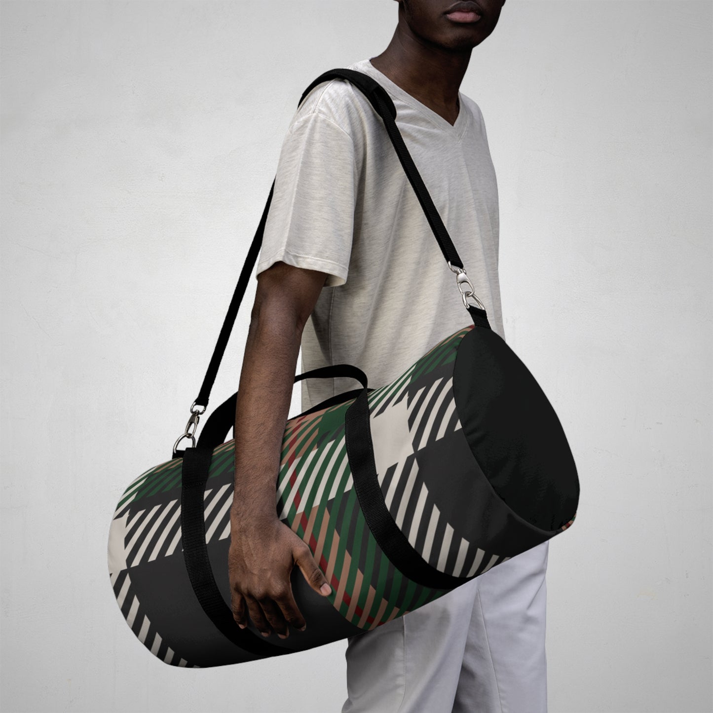 Faithful Tartan Duffel – Blocky Remix