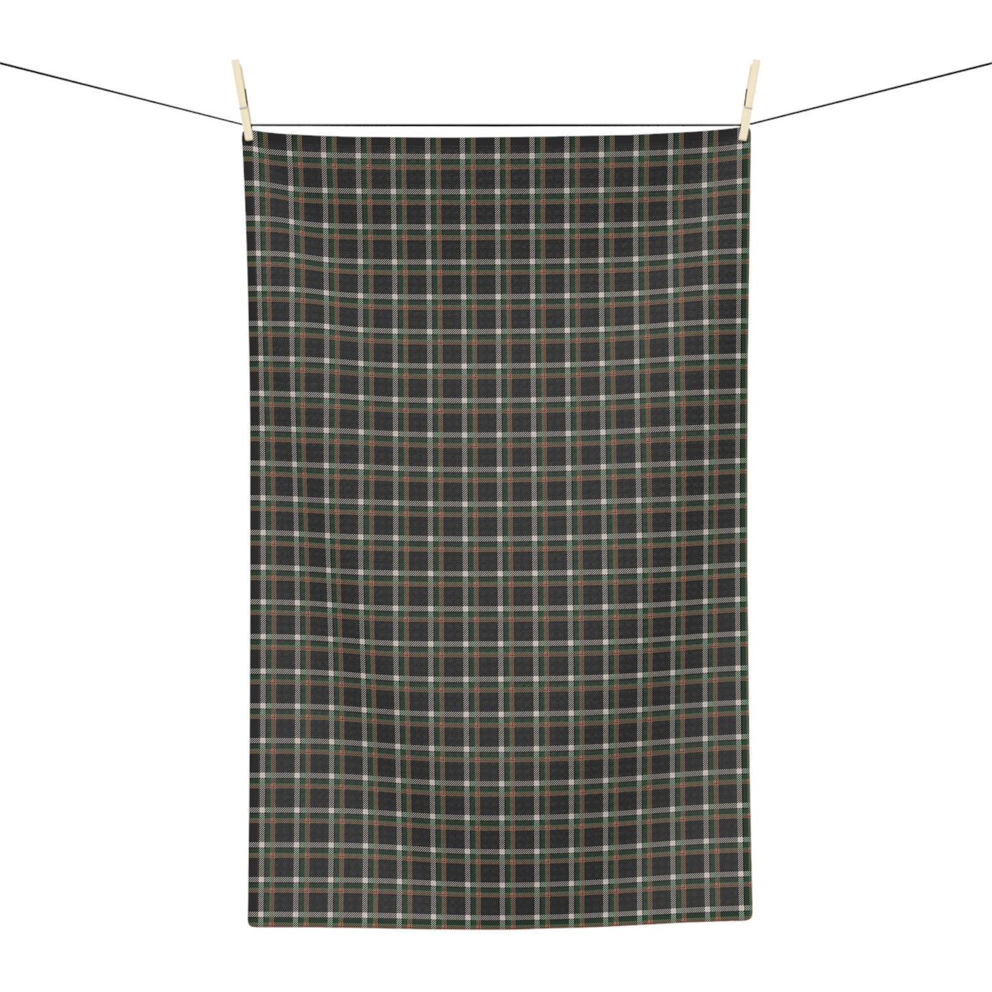 Faithful Tartan Tea Towel – Rooted in Grace