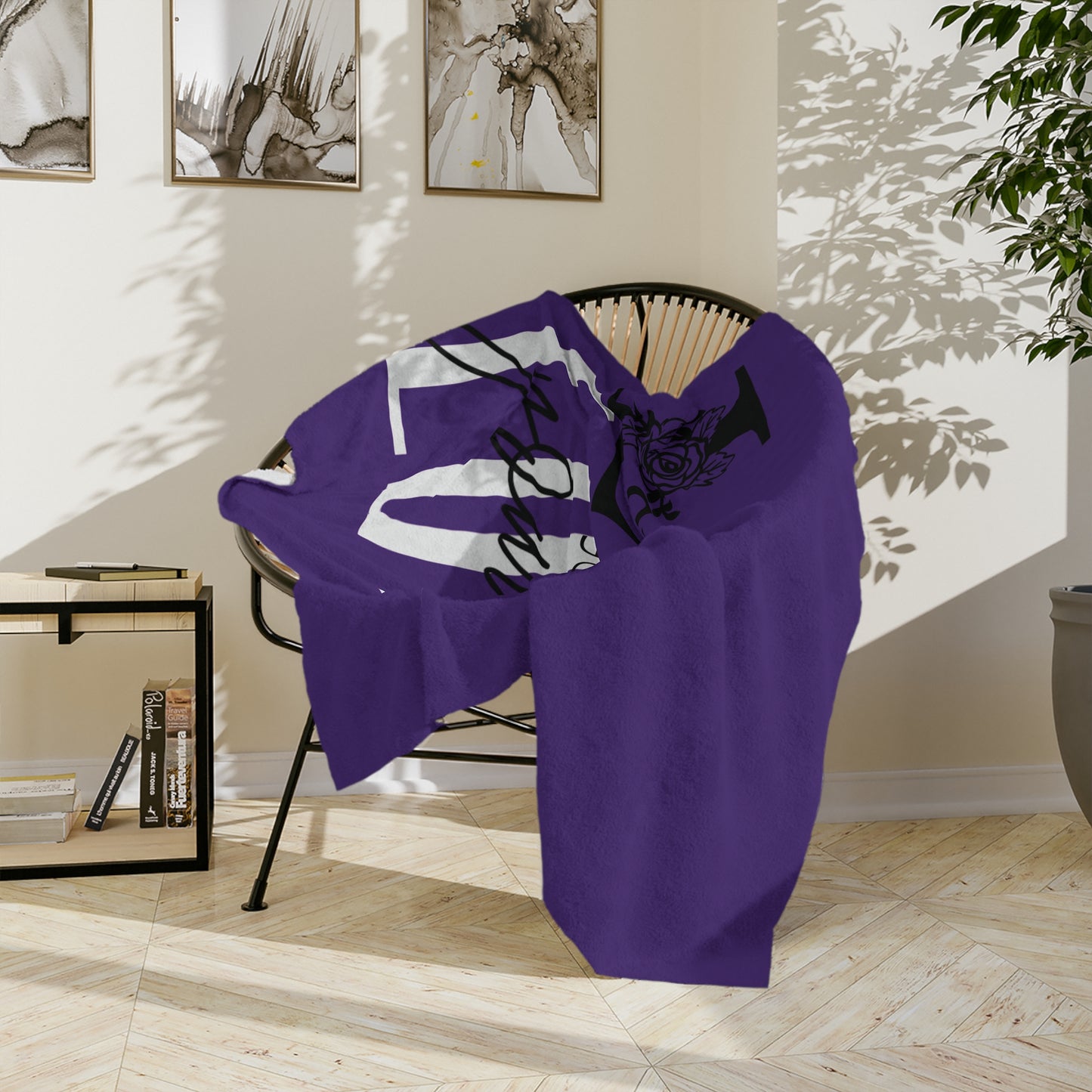 Love Others – Royal Scripture-Inspired Velvet Blanket