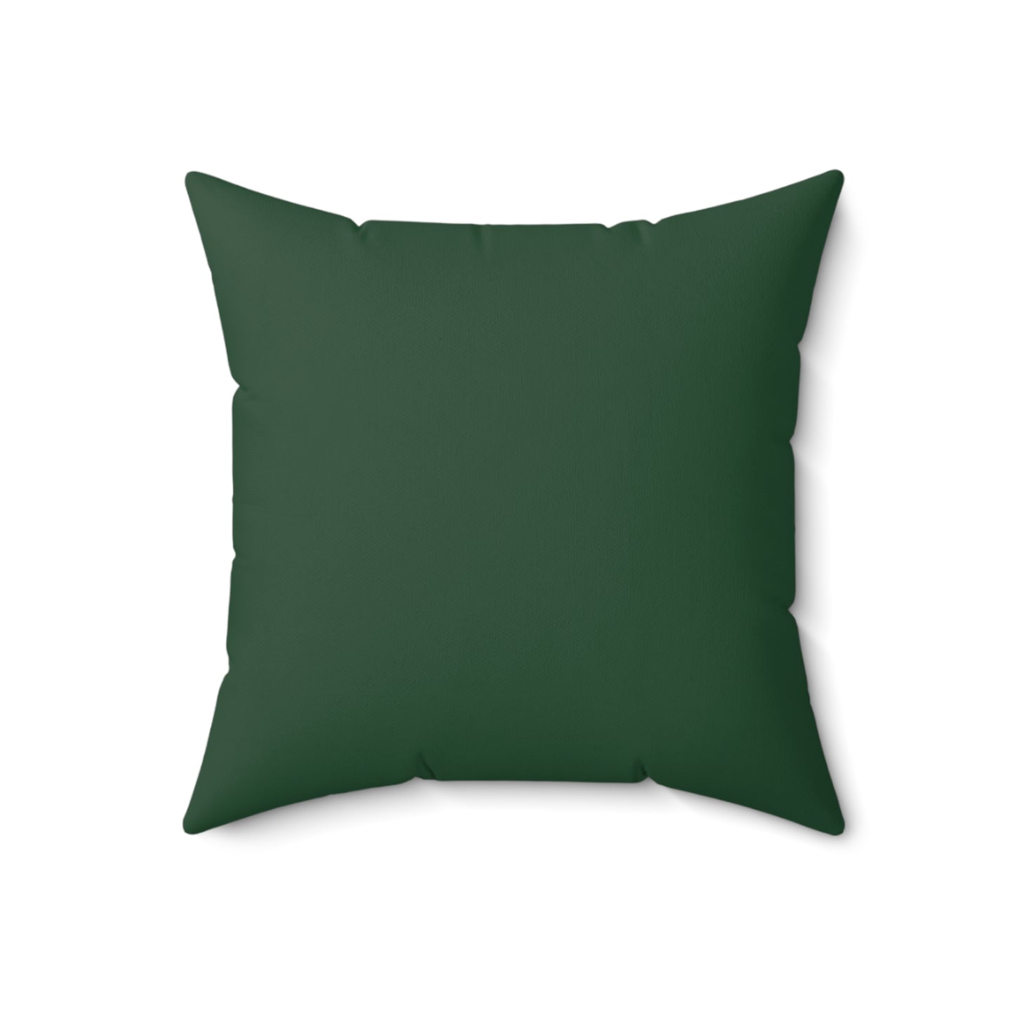 Faithful Tartan Cushion – Evergreen Front, Plaid Back | Faux Suede Accent Pillow