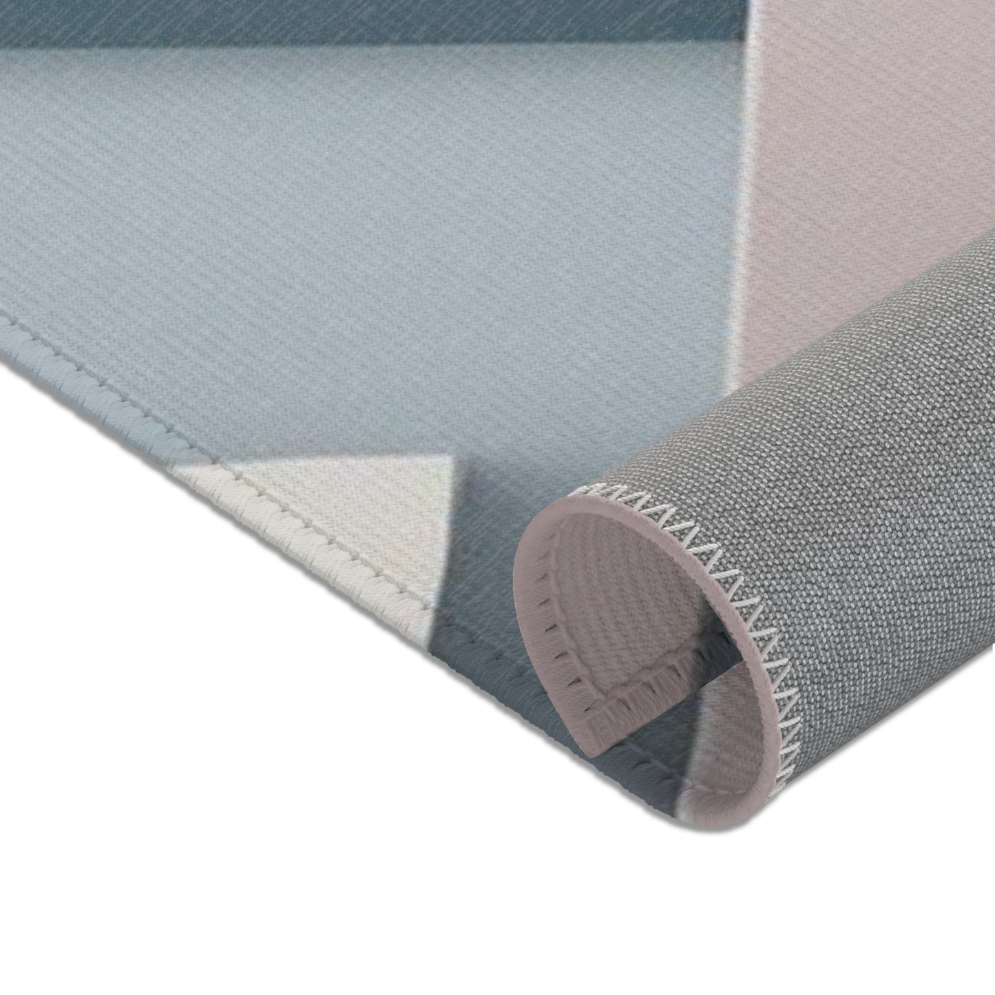 “Steps of Grace” Geometric Area Rug