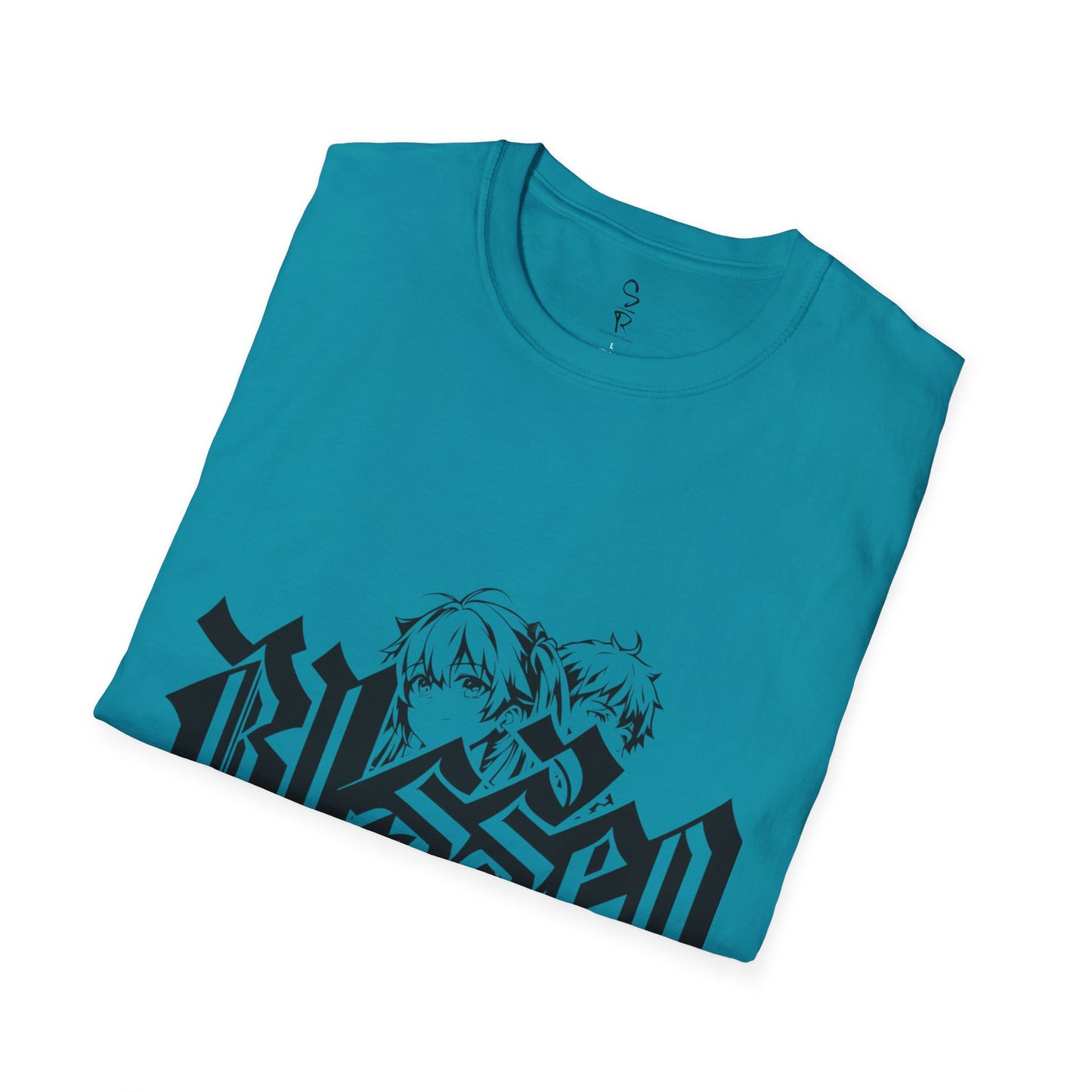 Blessed Graffiti Tee – Covered in Grace, Clothed in Boldness