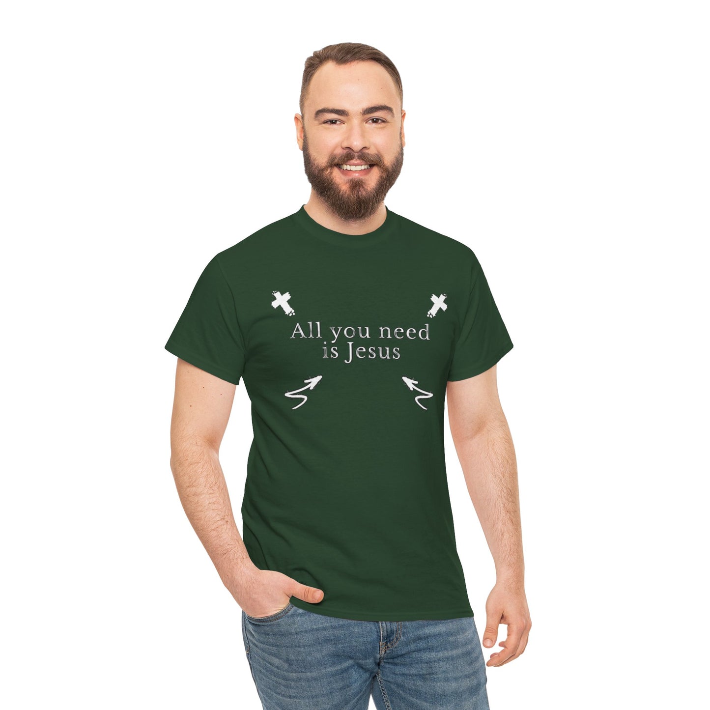 All You Need Is Jesus Tee – Simple. True. Eternal.