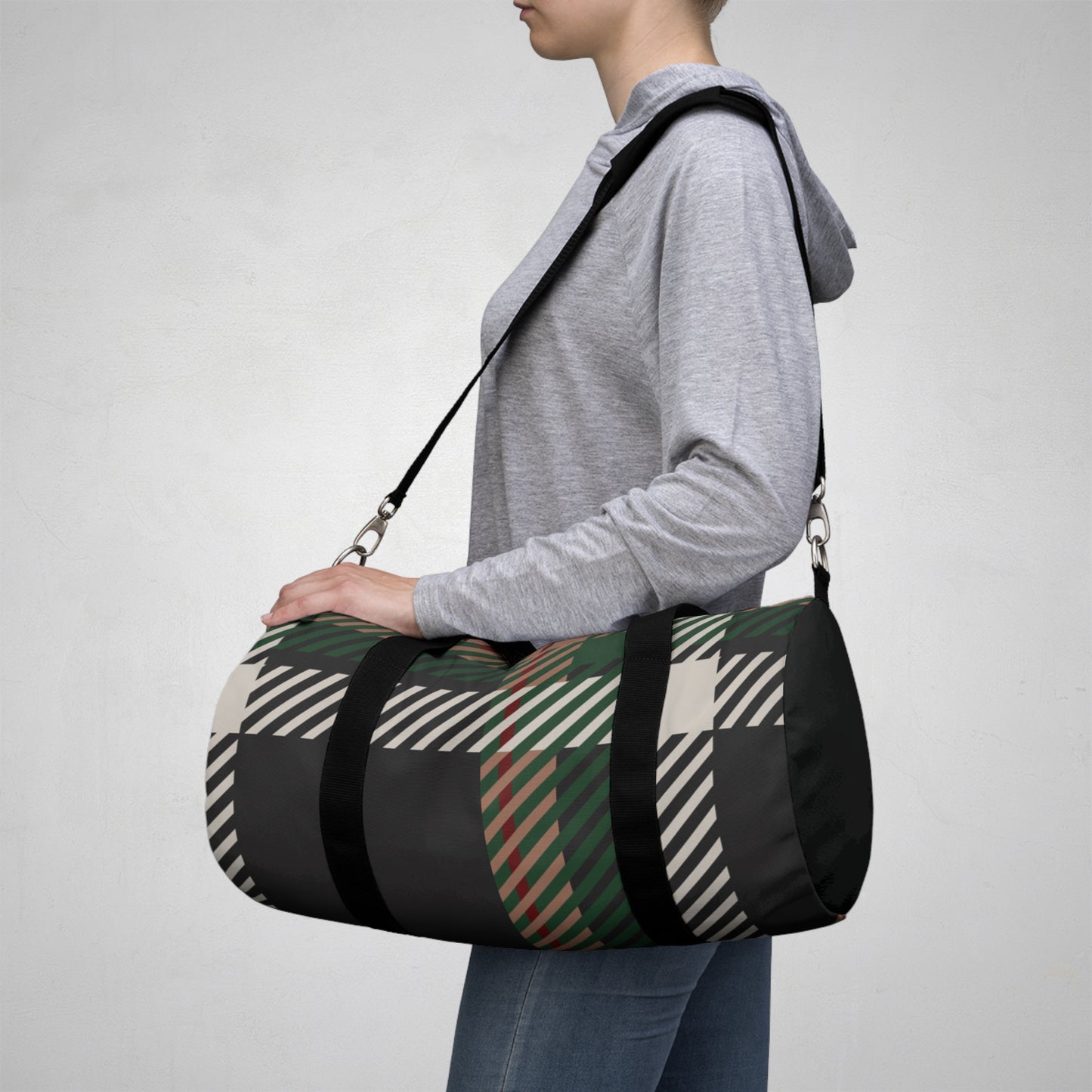 Faithful Tartan Duffel – Blocky Remix