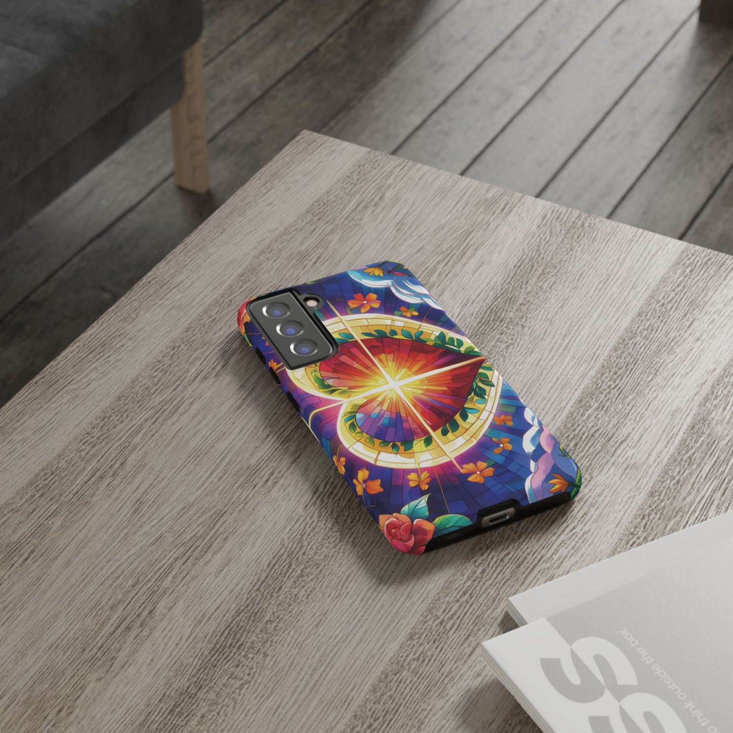 "Heart of Light" Phone Case – Stained Glass Faith Edition
