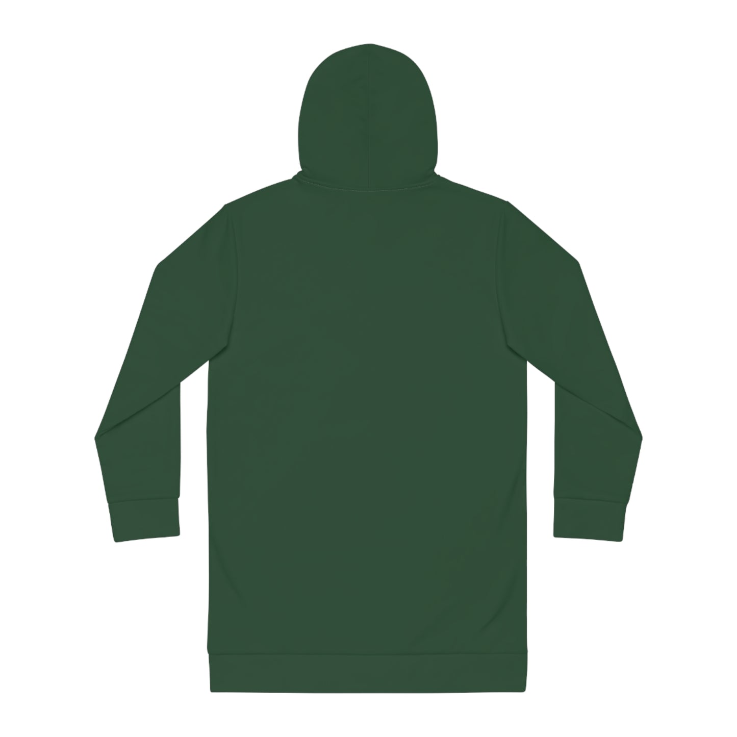 Whispers of Winter Solid Hoodie Dress – Forest Green