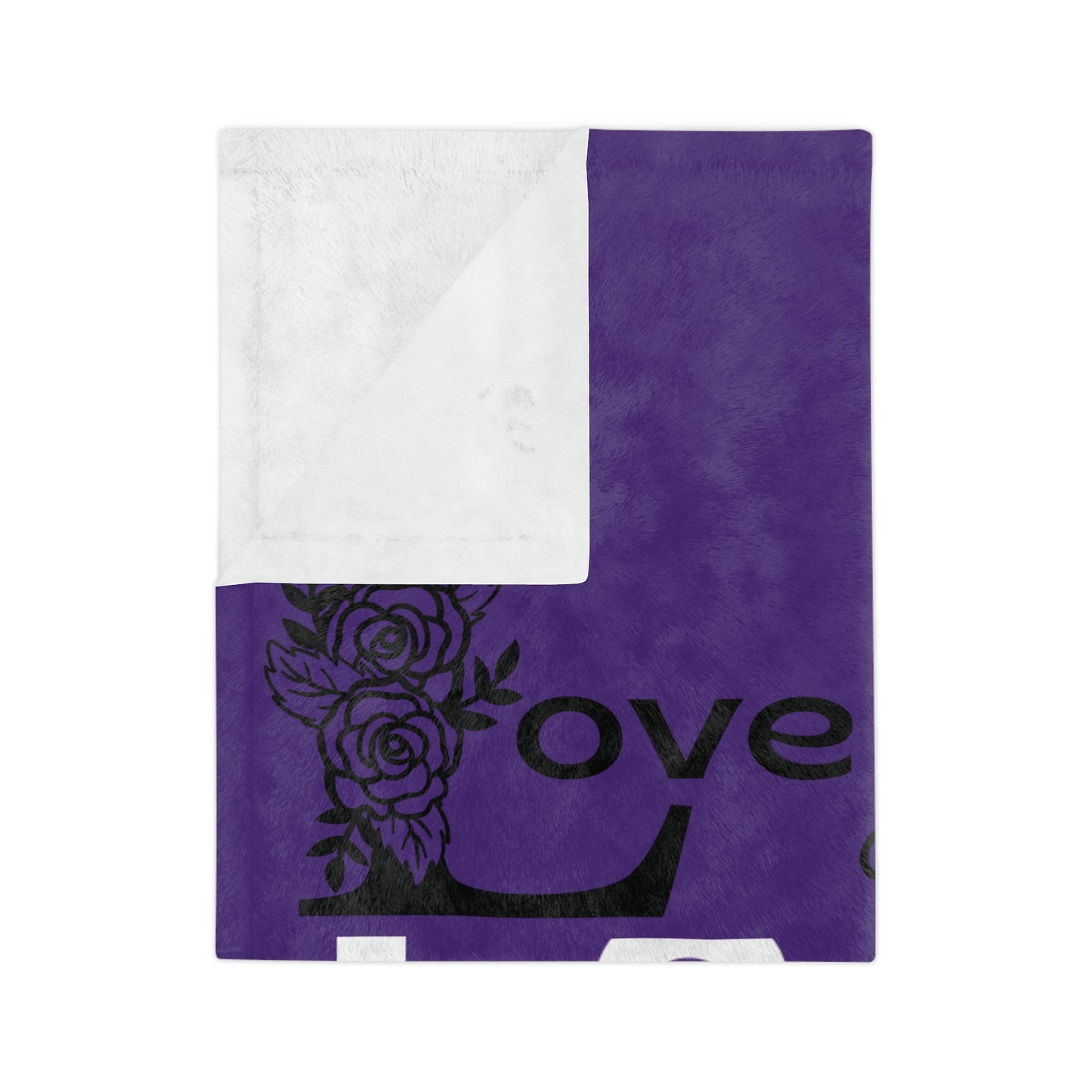 Love Others – Royal Scripture-Inspired Velvet Blanket