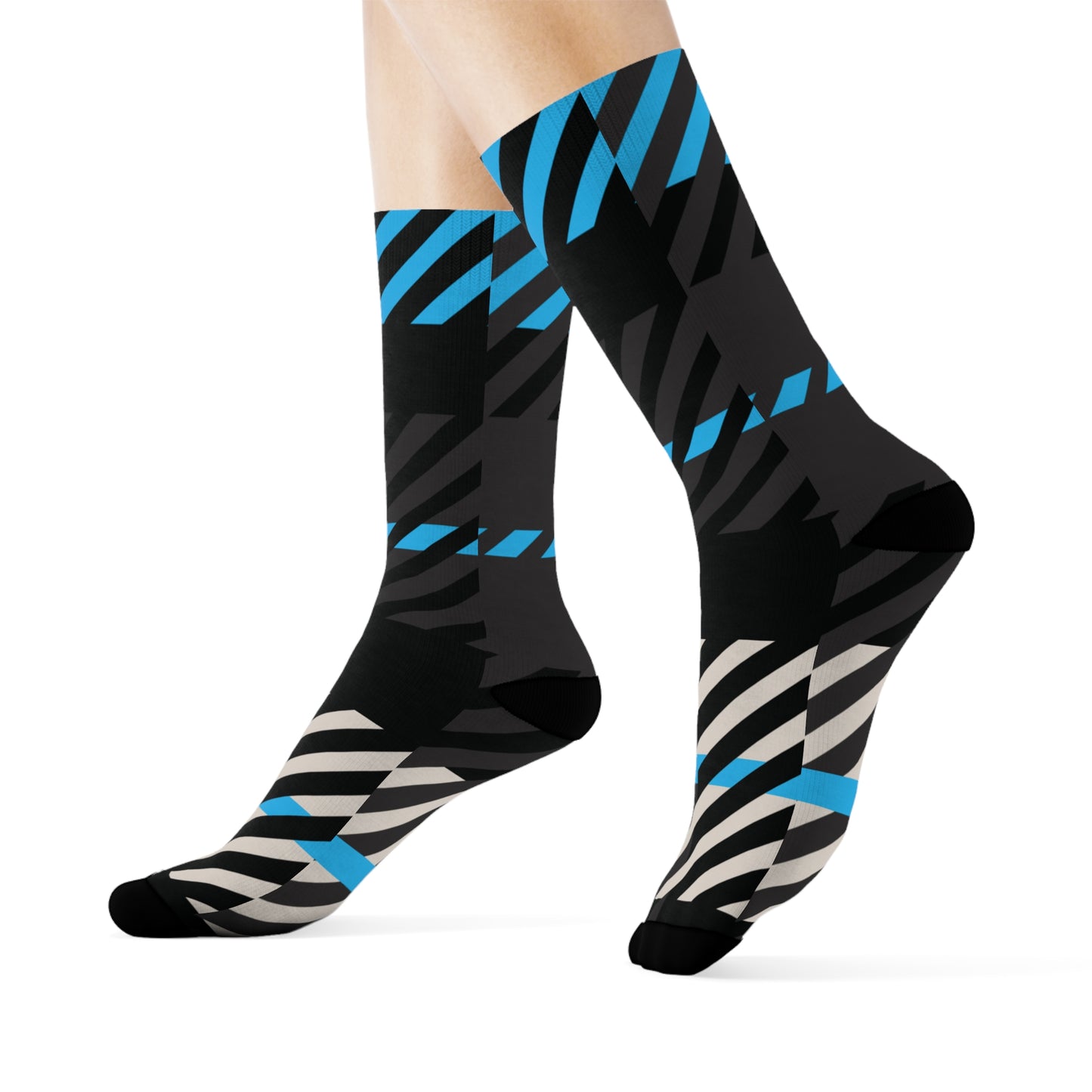 Frozen Echo Tartan Socks – Step in Faith, Stand in Style