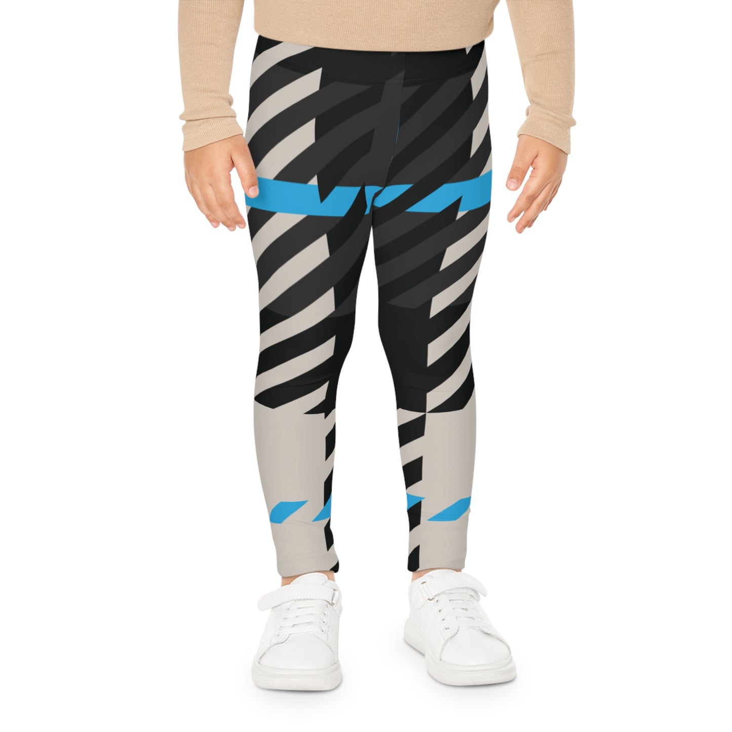 Frozen Echo Kids' Leggings – Bold Plaid for Brave Littles