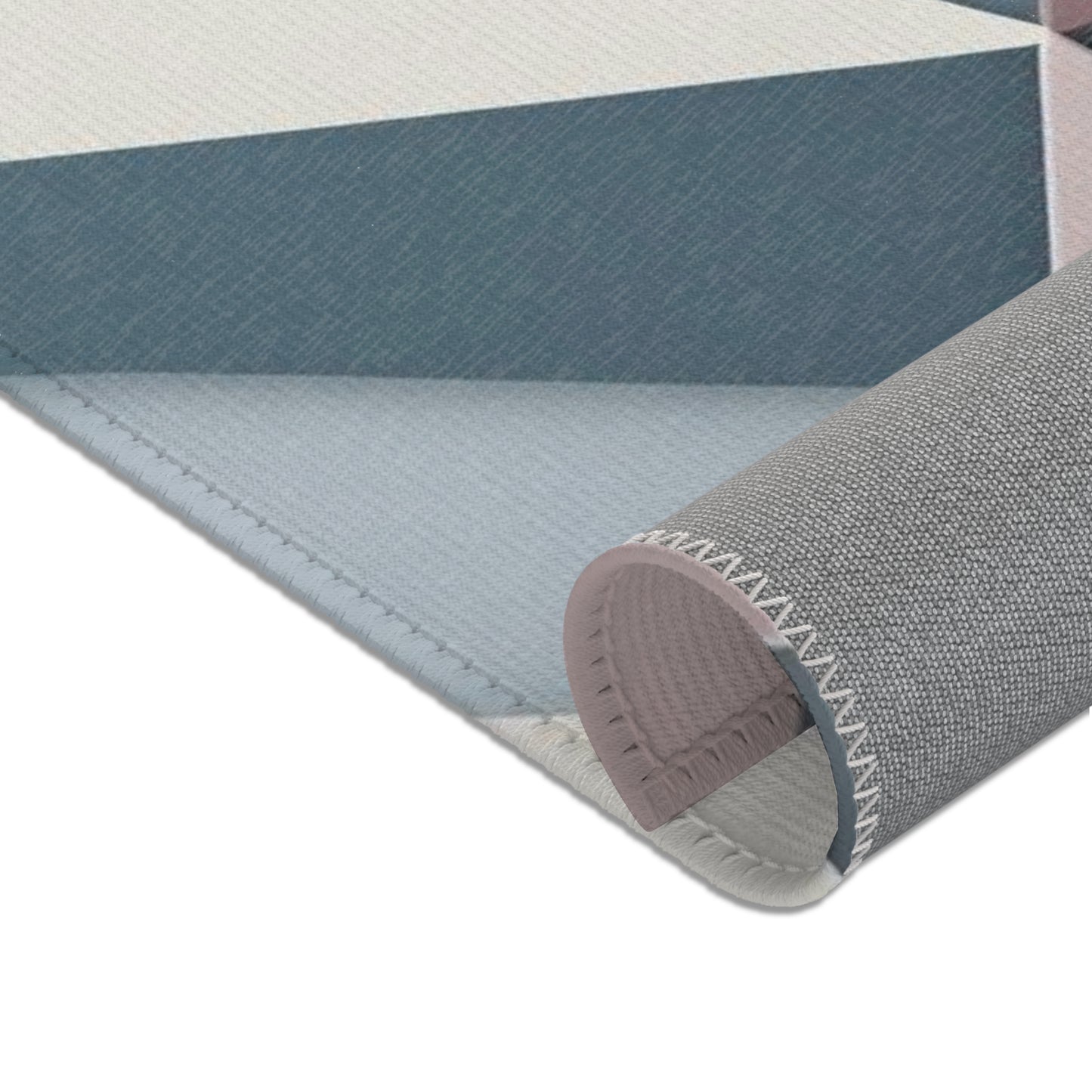 “Steps of Grace” Geometric Area Rug