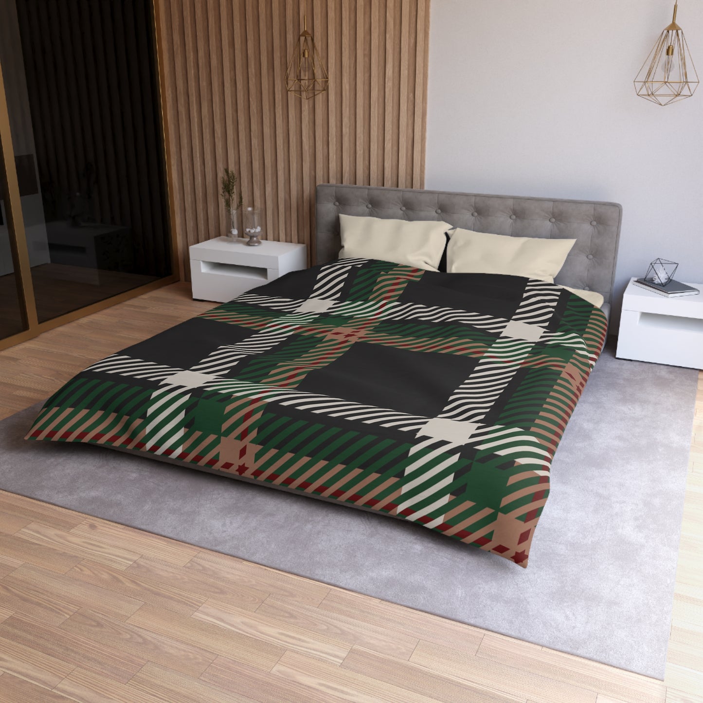 Faithful Tartan | Duvet Cover (Cream or White Underside)