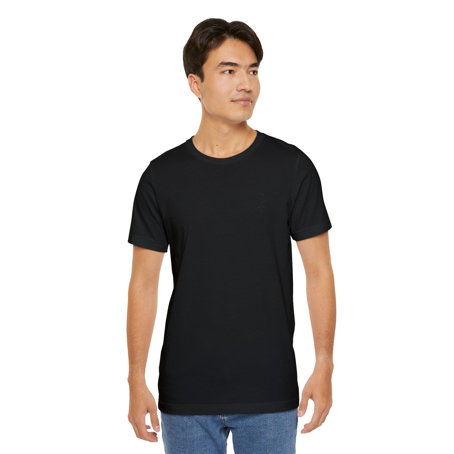 "Scattered Roses" Embroidered Logo Unisex Tee