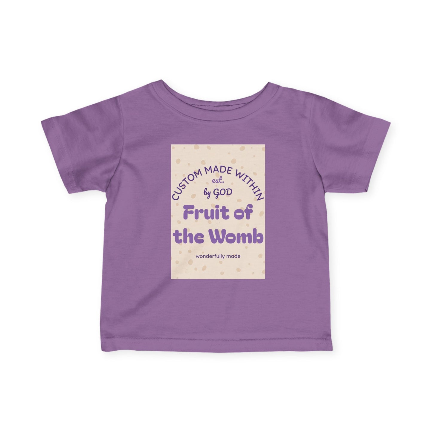 Fruit of the Womb Baby Tee – Sandstone Sprinkle