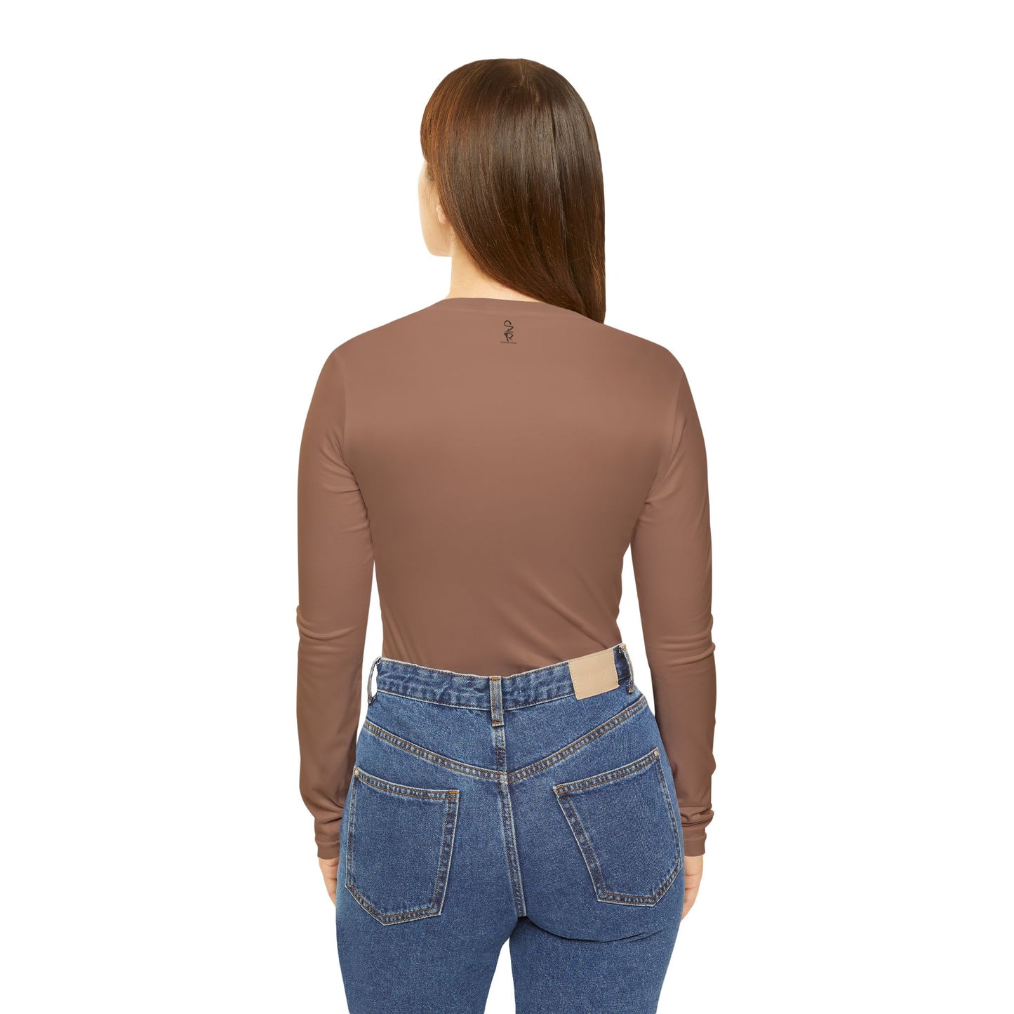 Faithful Layers: Women’s Luxe V-Neck – Mocha Mousse
