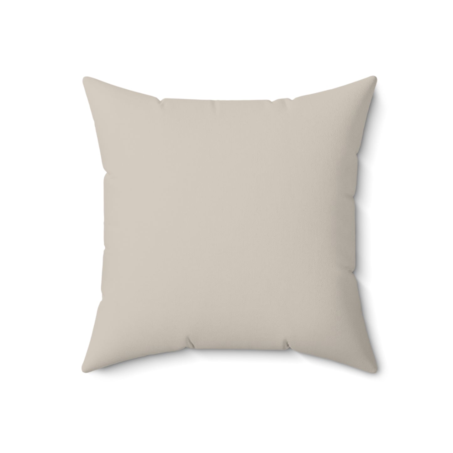 Frozen Echo Reversible Throw Pillow – Stone Beige Edition