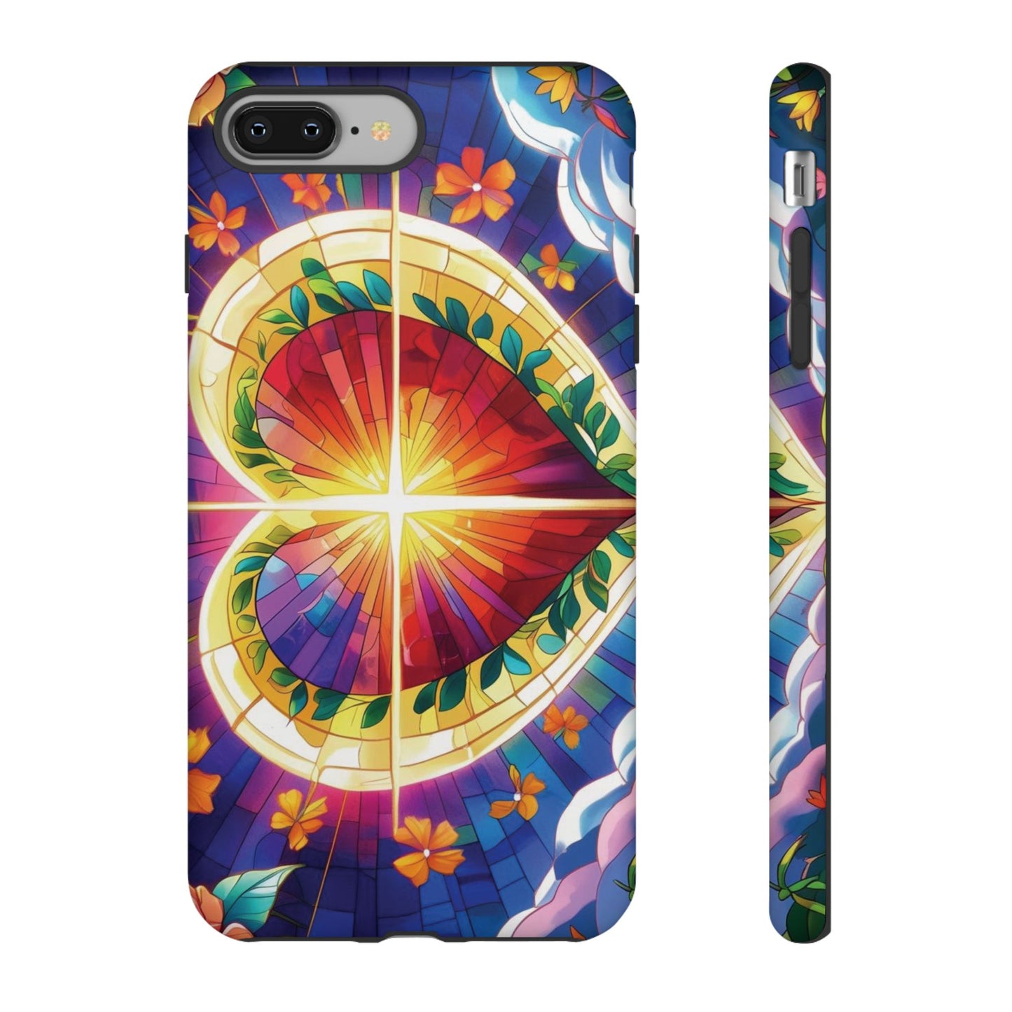 "Heart of Light" Phone Case – Stained Glass Faith Edition