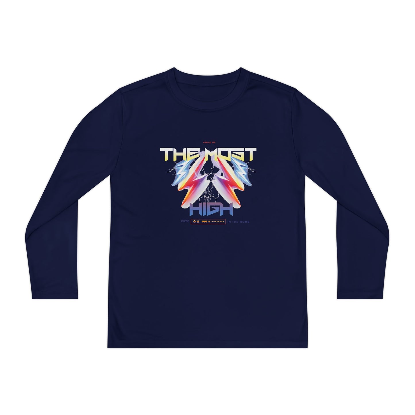 Child of the Most High – Youth Long Sleeve Tee (Unisex, Multiple Colors)