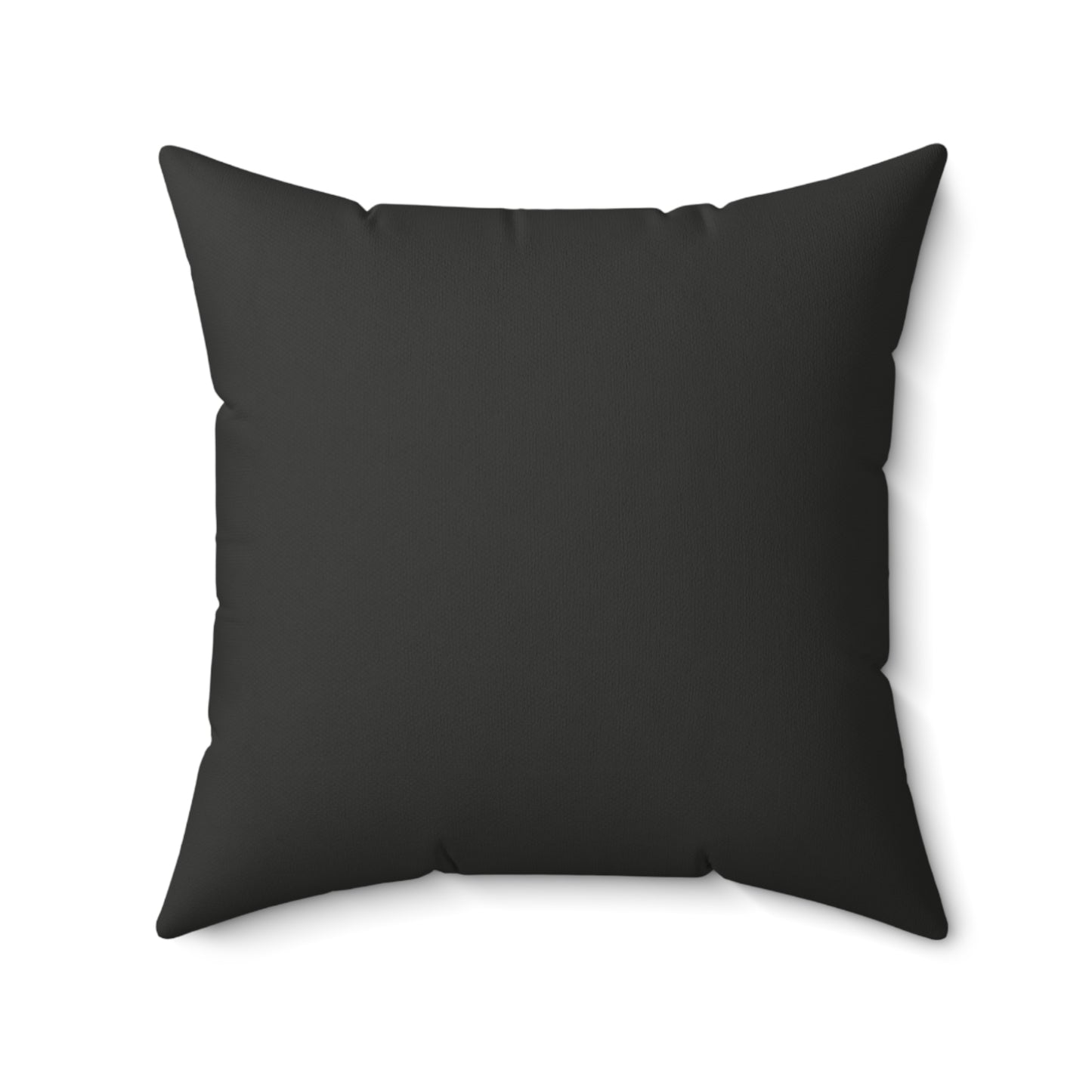 Faithful Tartan Cushion – Charcoal Black Front, Plaid Back | Faux Suede Accent Pillow