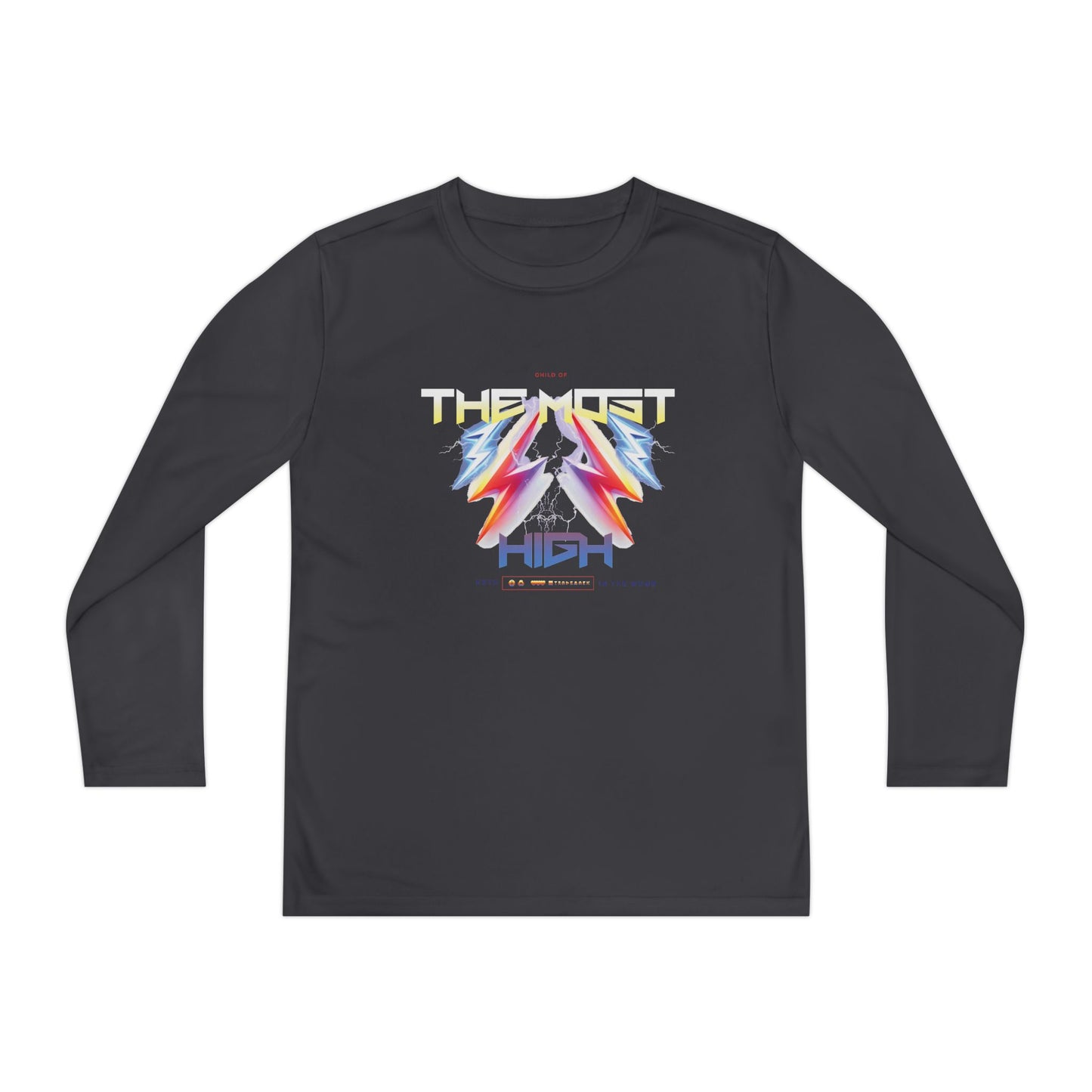 Child of the Most High – Youth Long Sleeve Tee (Unisex, Multiple Colors)