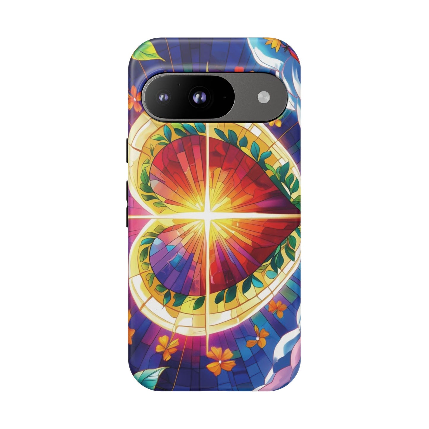 "Heart of Light" Phone Case – Stained Glass Faith Edition