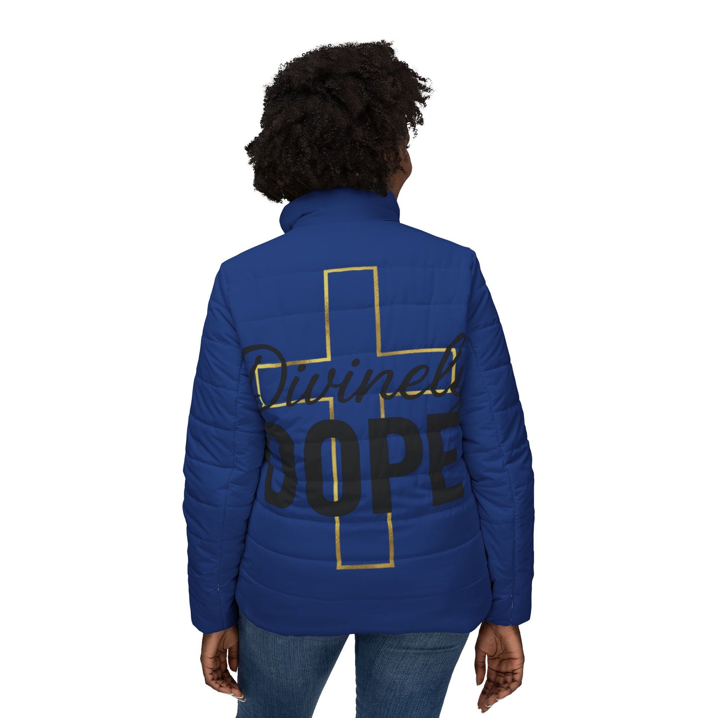 Divinely Dope Puffer Jacket – Faith Meets Street Style