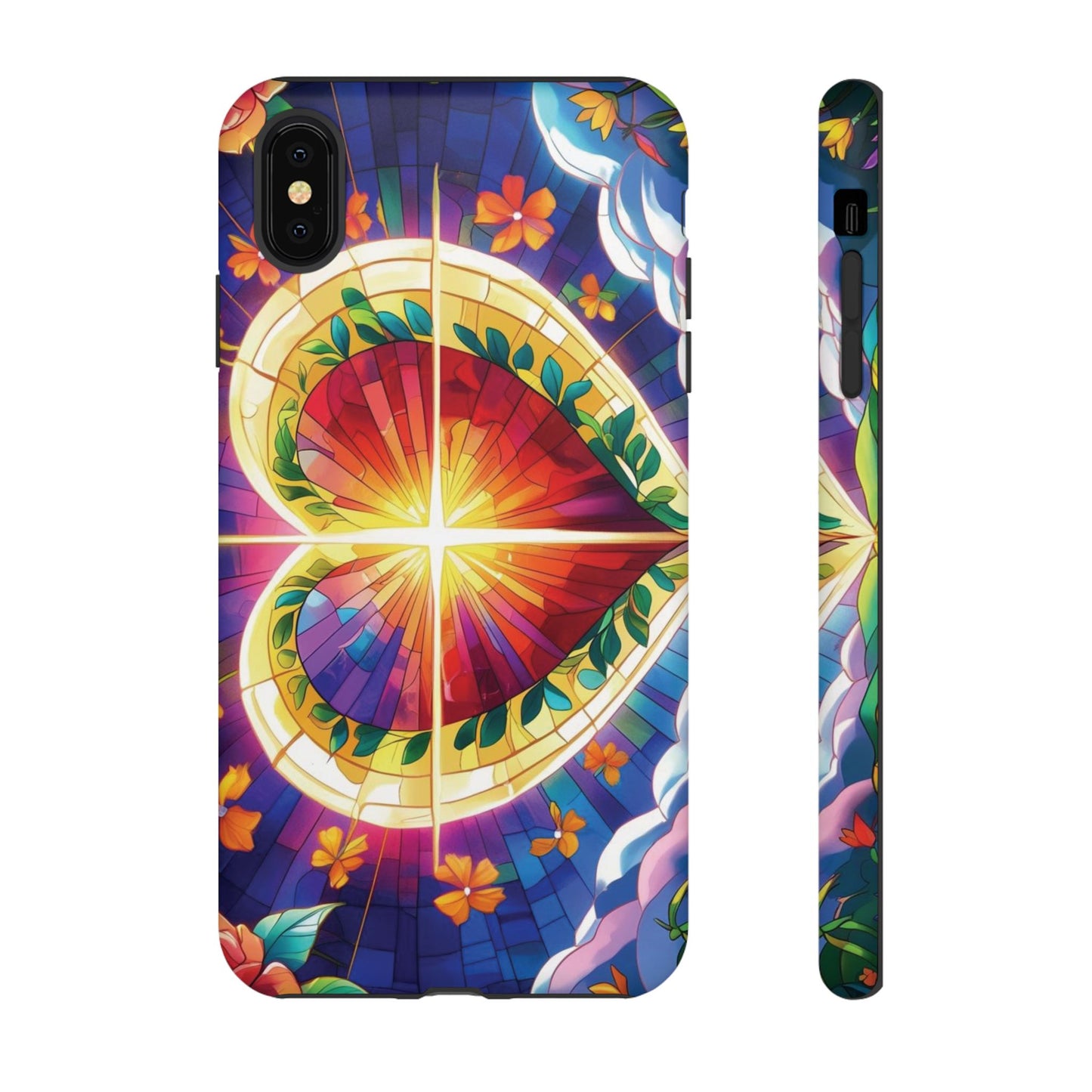 "Heart of Light" Phone Case – Stained Glass Faith Edition
