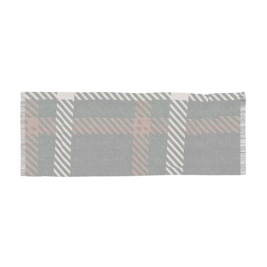 Faithful Tartan Fringed Scarf – Luxe Lightweight Wrap