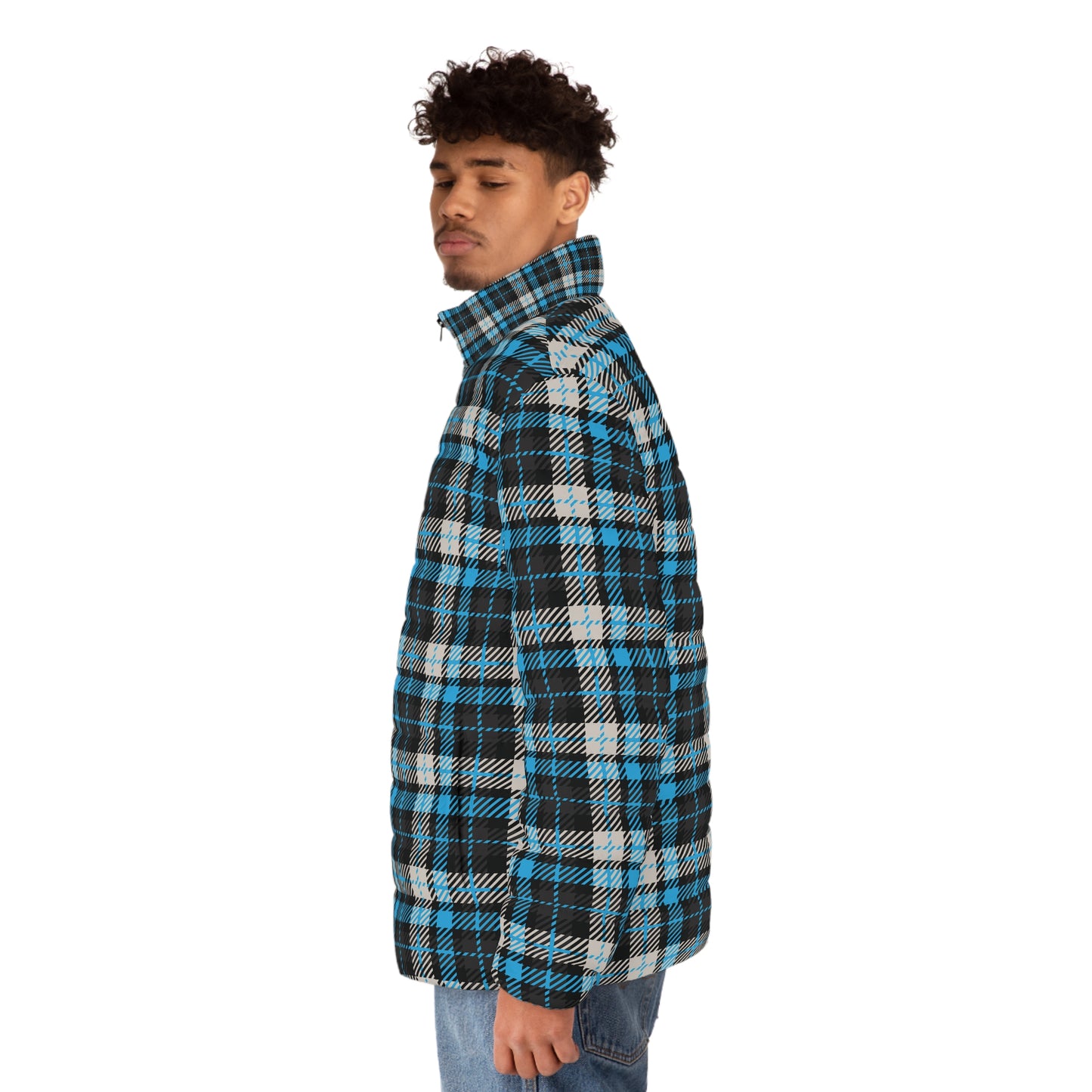 Silent Crossing Men’s Puffer Jacket – Stillness Has Power