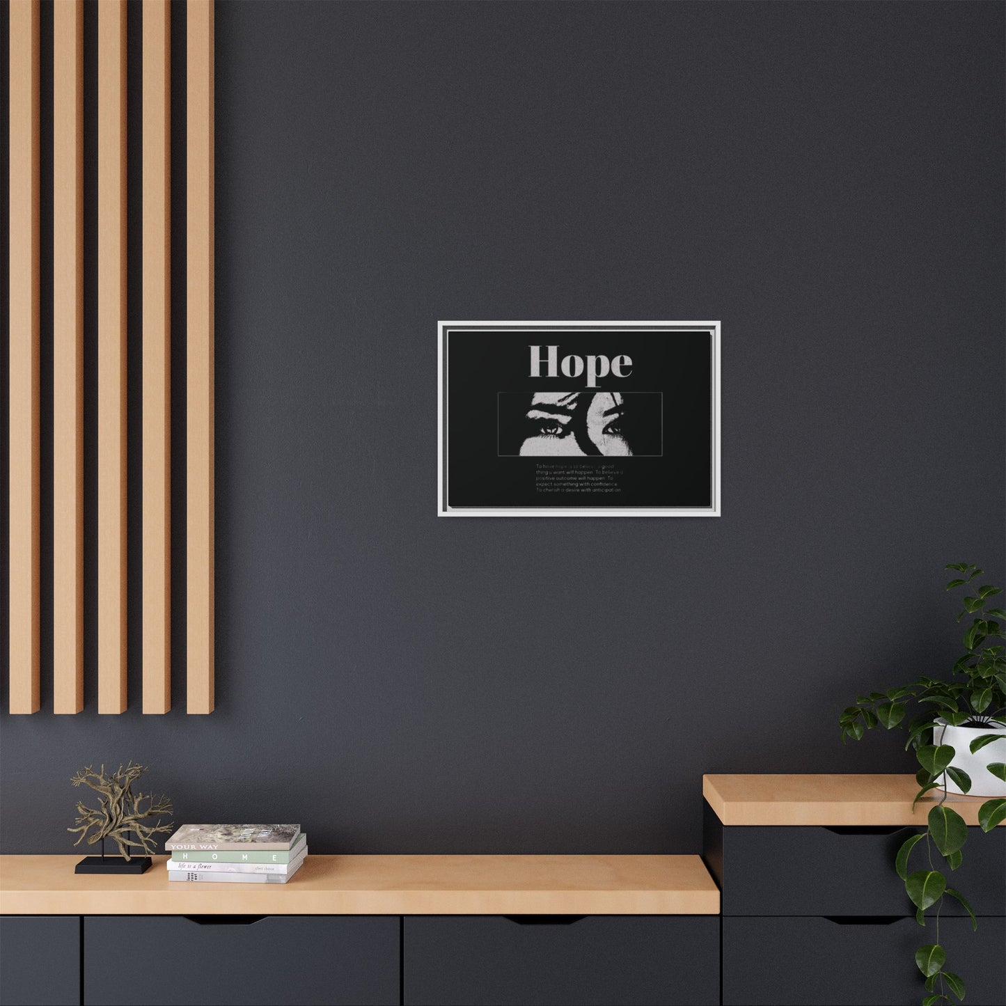 Hope – Eyes That Still Believe (Framed Art Print)