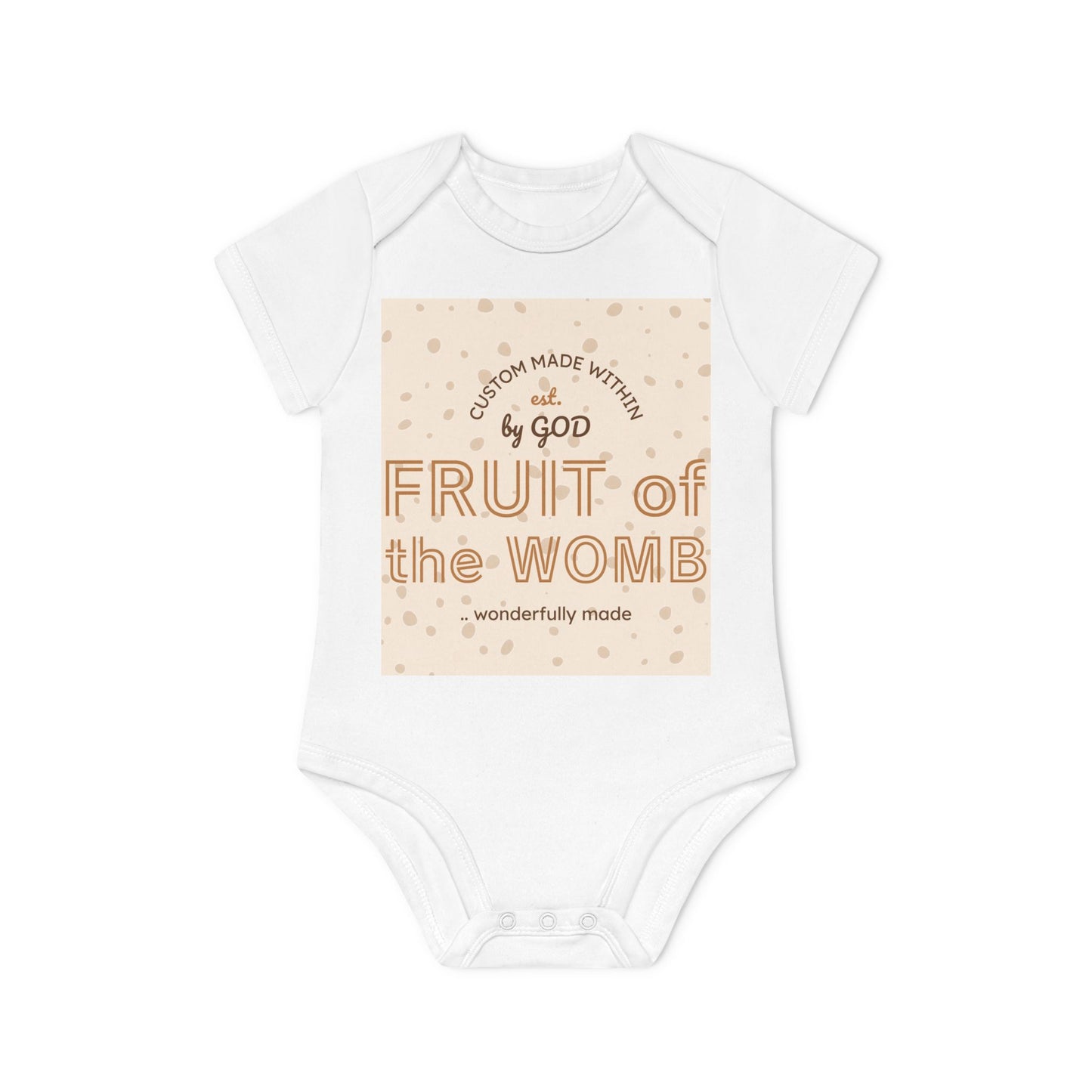 Organic Baby Bodysuit - Fruit of the Womb