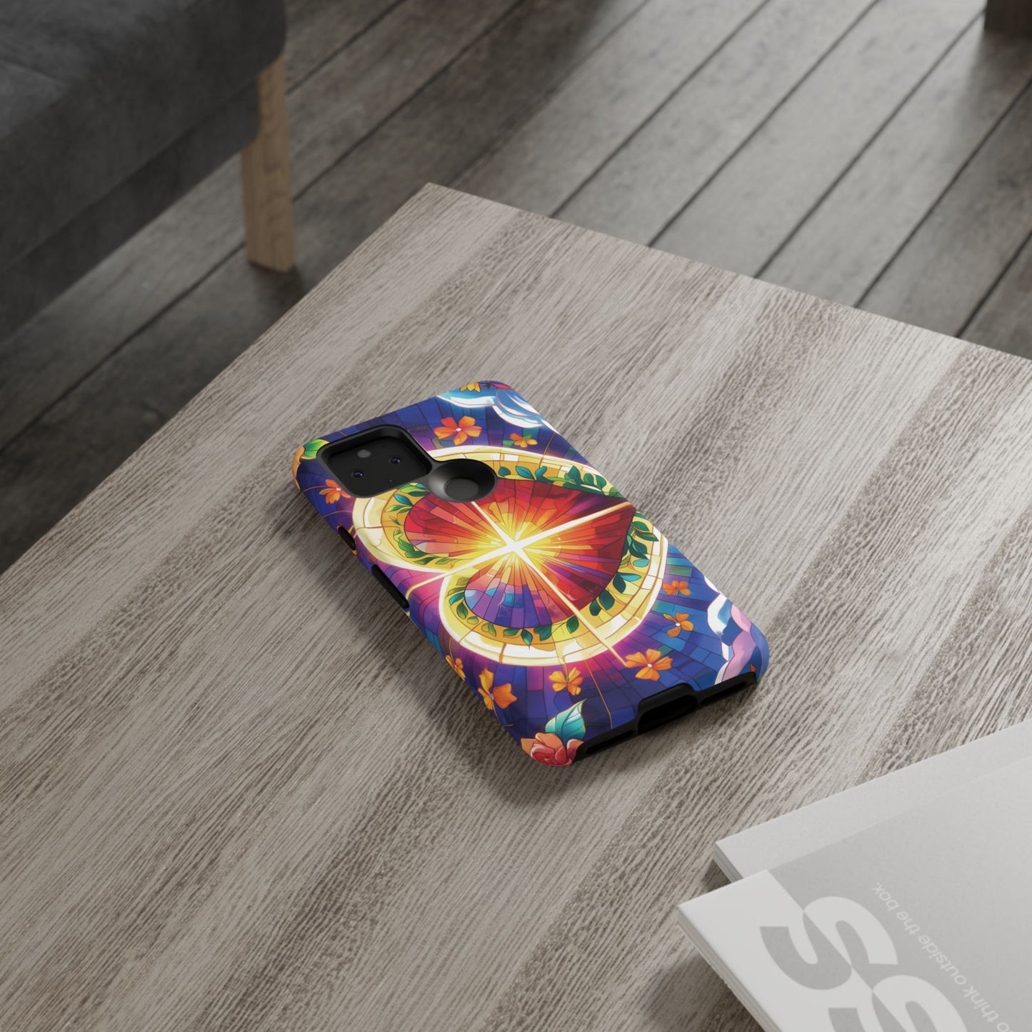 "Heart of Light" Phone Case – Stained Glass Faith Edition