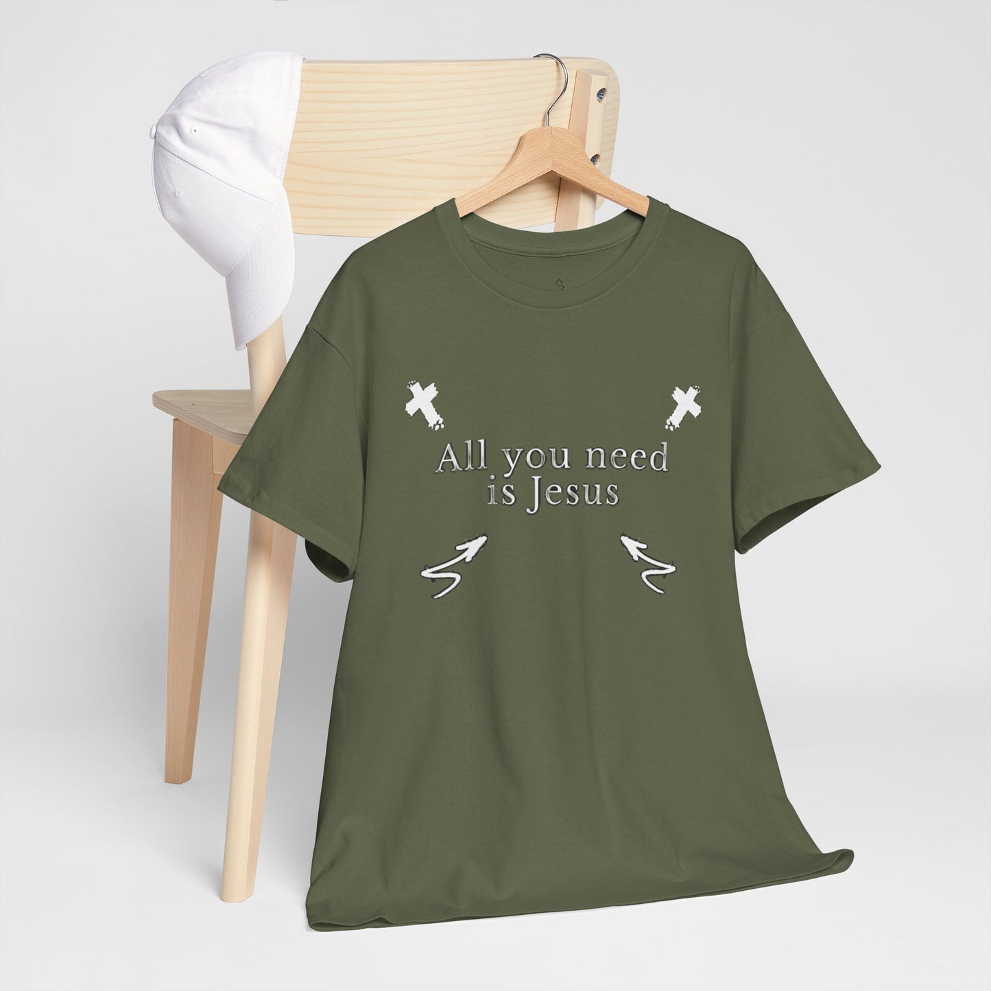 All You Need Is Jesus Tee – Simple. True. Eternal.
