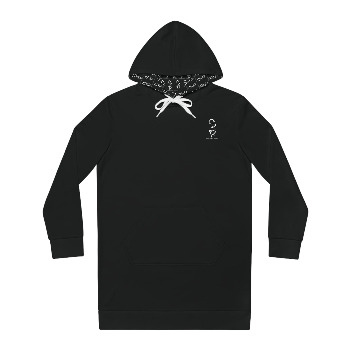 Anointed & Unshaken – Black Hoodie Dress