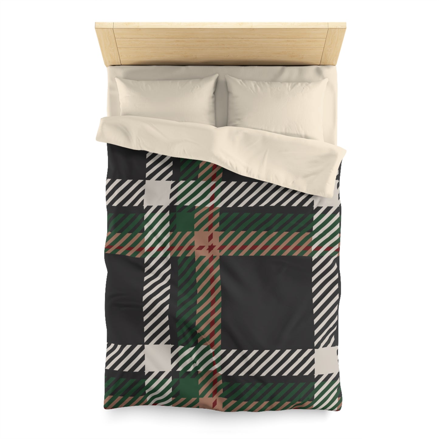 Faithful Tartan | Duvet Cover (Cream or White Underside)