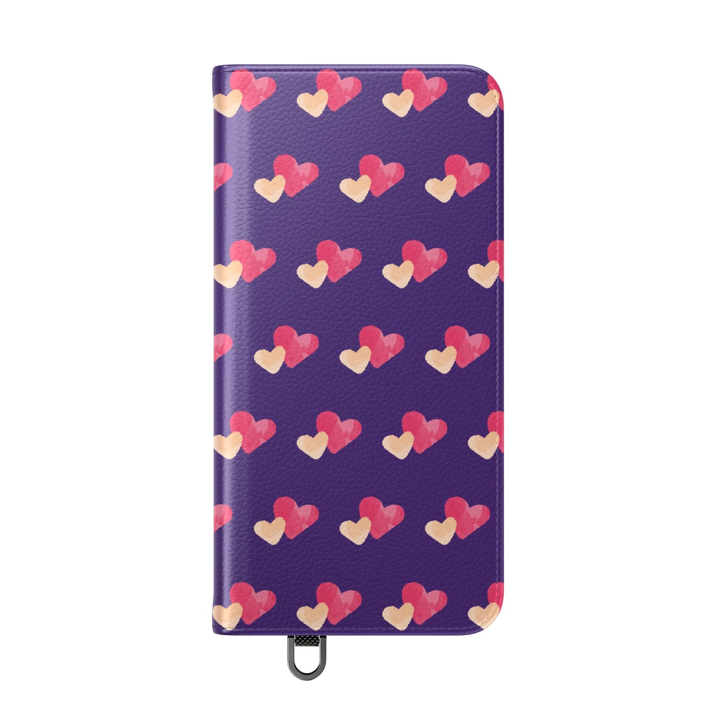 "Faith-Filled Hearts | Flip Phone Case – Purple"