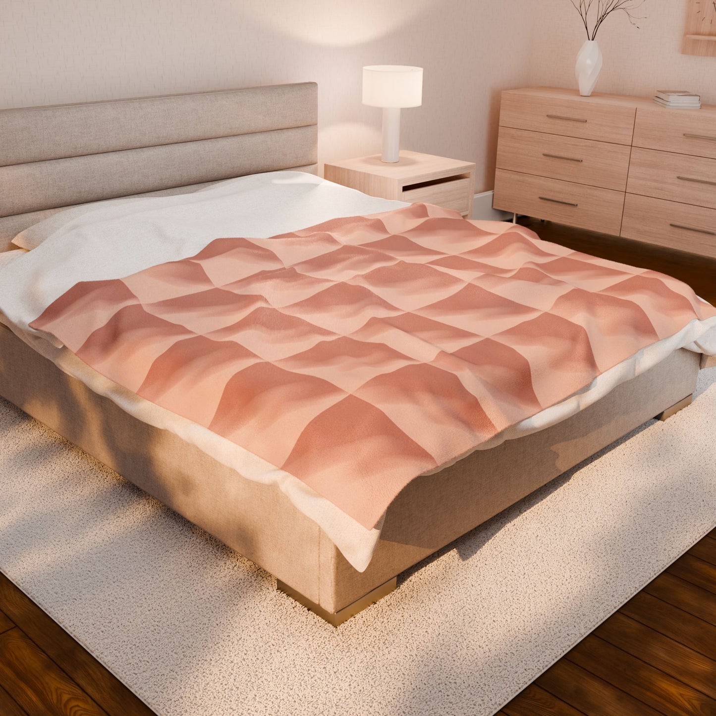 “Whispers of Clay | Plush Throw Blanket”