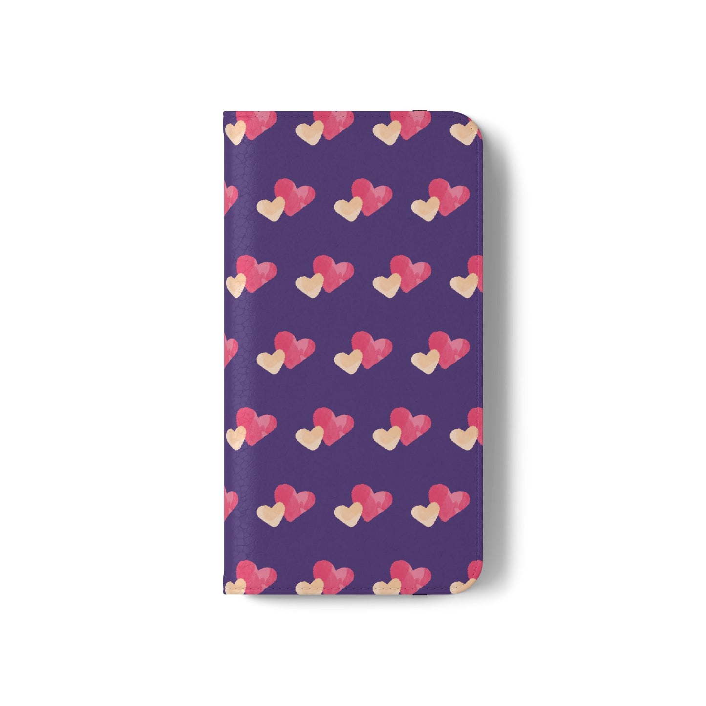 "Faith-Filled Hearts | Flip Phone Case – Purple"