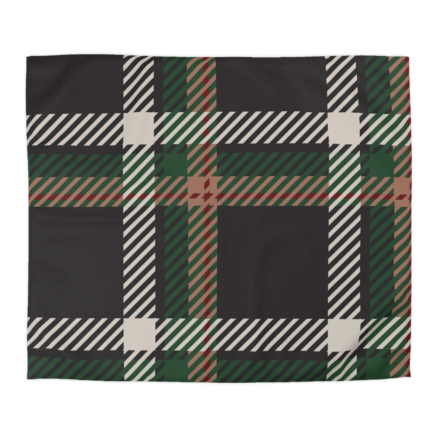 Faithful Tartan | Duvet Cover (Cream or White Underside)
