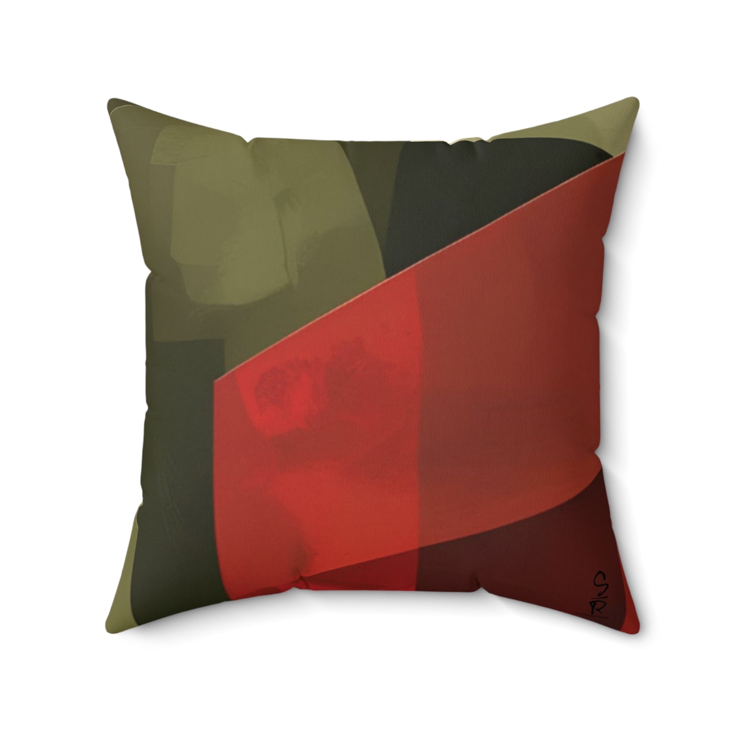 Urban Warrior: Armor & Atmosphere Throw Pillow