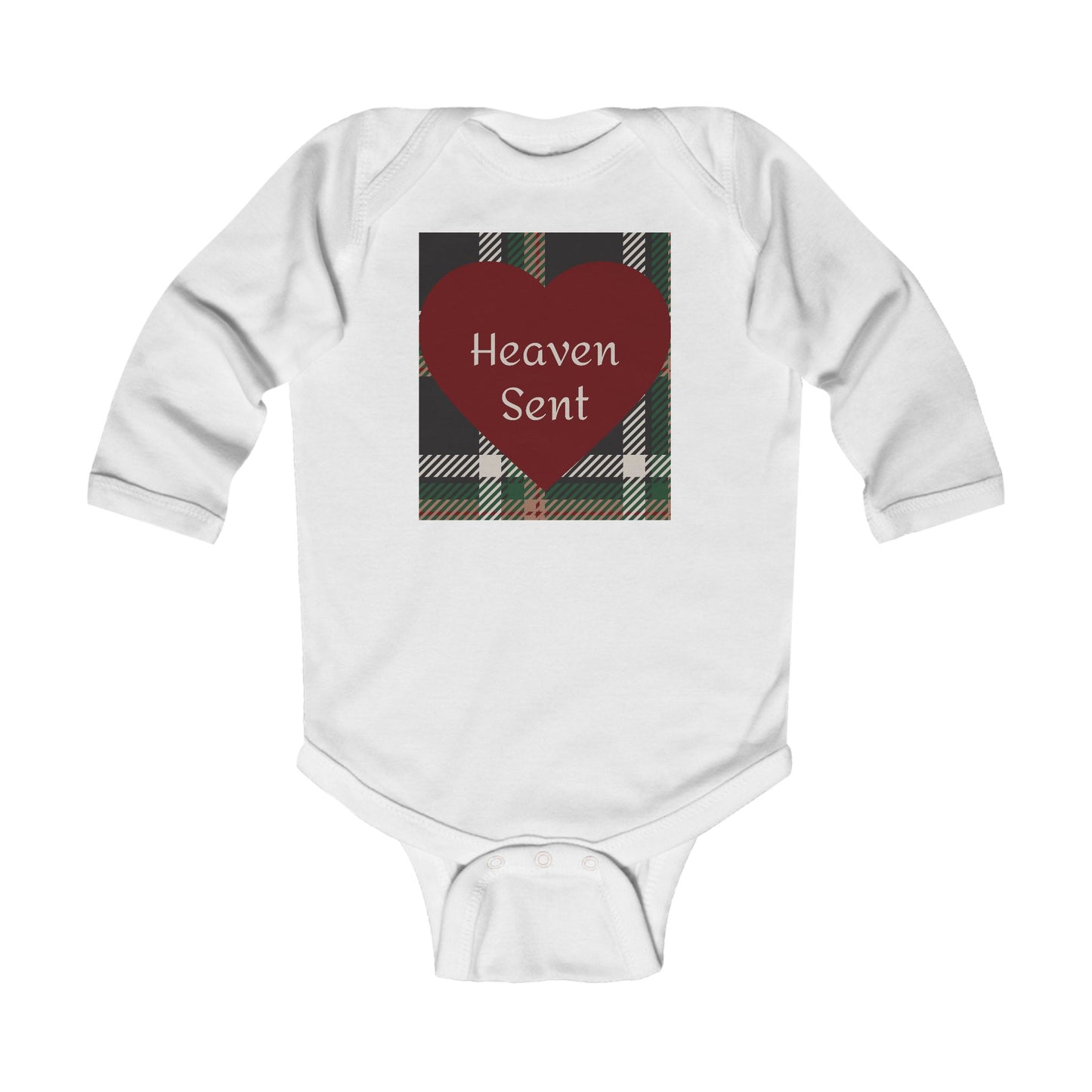 Heaven Sent – Faithful Tartan Baby Bodysuit