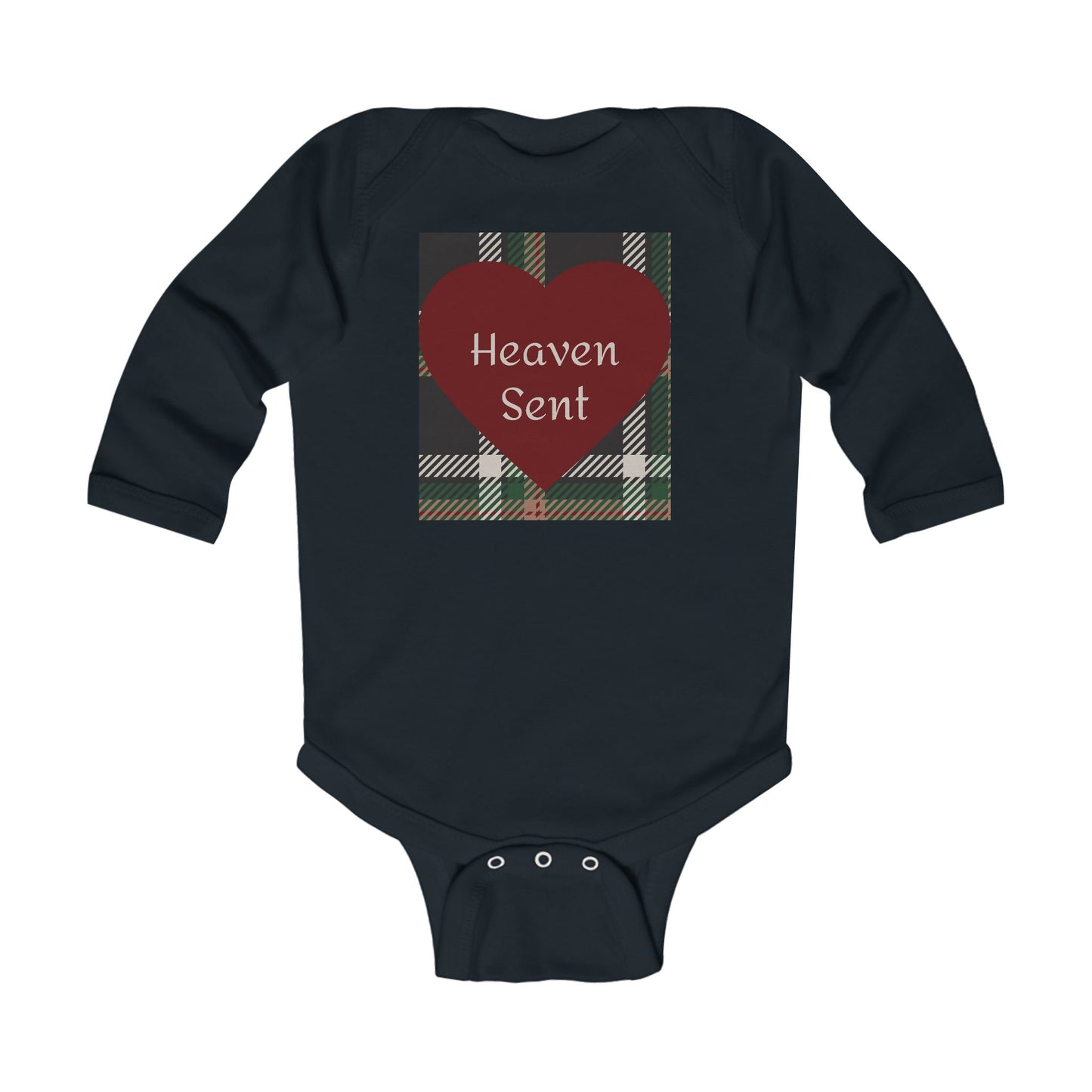 Heaven Sent – Faithful Tartan Baby Bodysuit