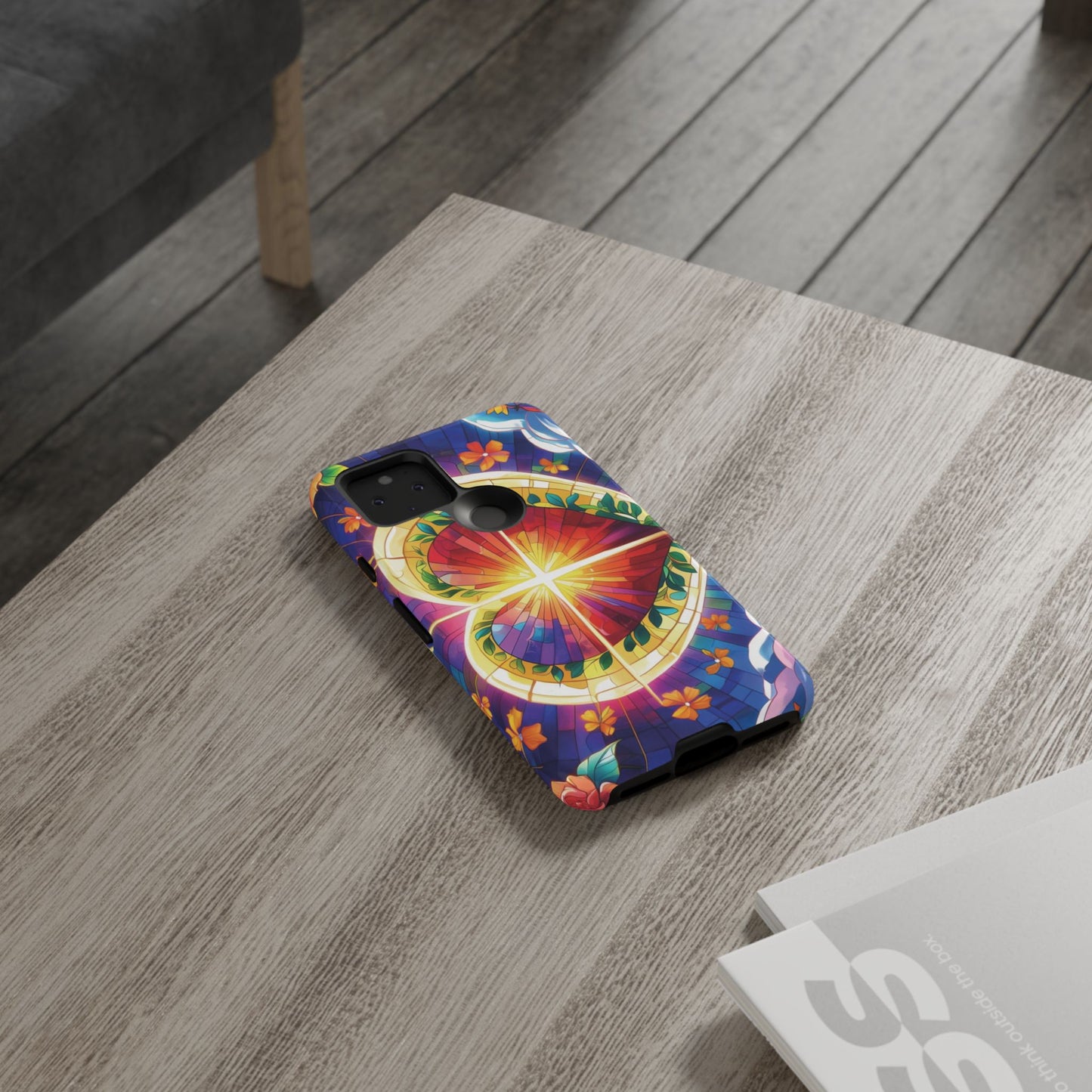 "Heart of Light" Phone Case – Stained Glass Faith Edition