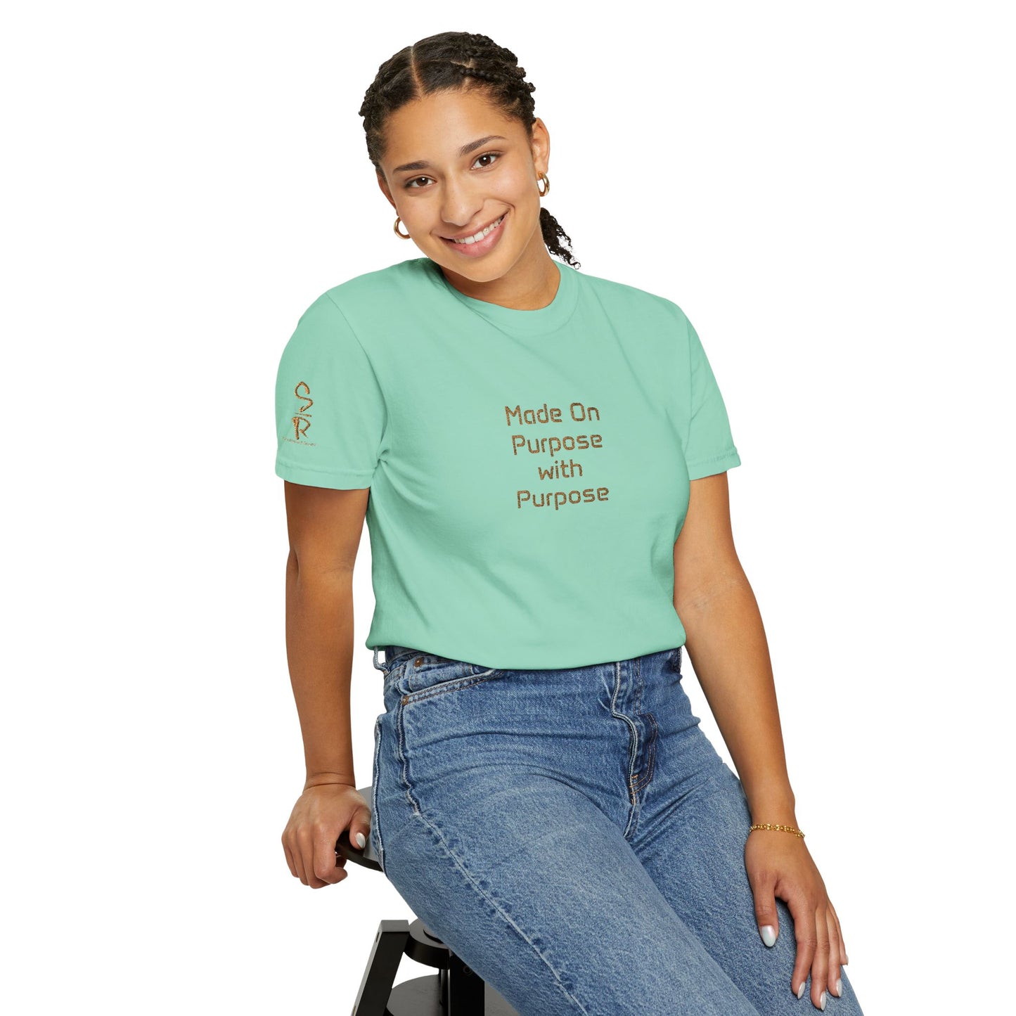 Made On Purpose with Purpose Tee – Divine Design. Intentional Walk.