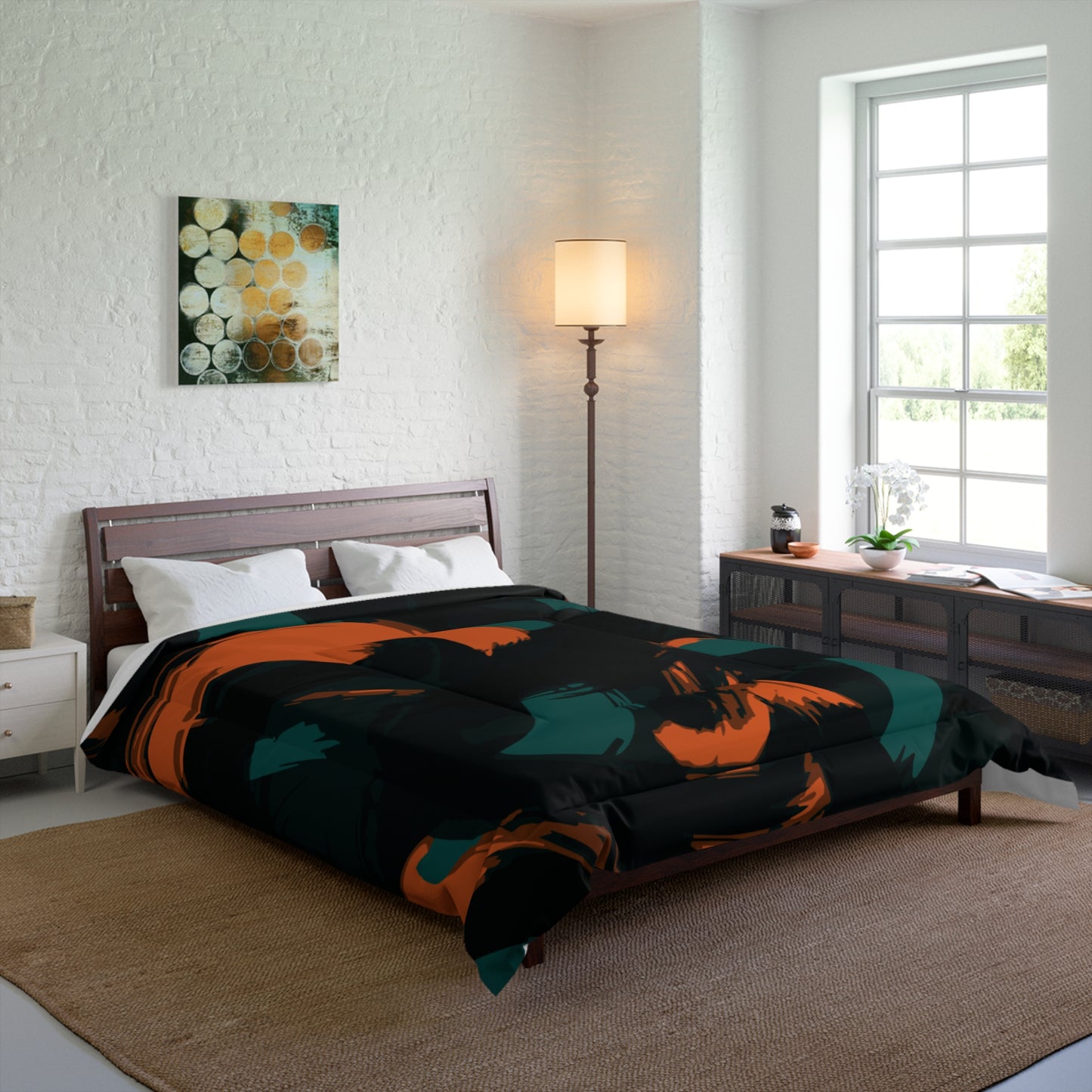 Urban Ember – Abstract Comforter (Twin–King)