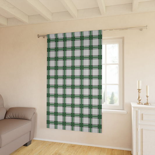 Shadow Glen Blackout Curtain – Frozen Tartan FW25
