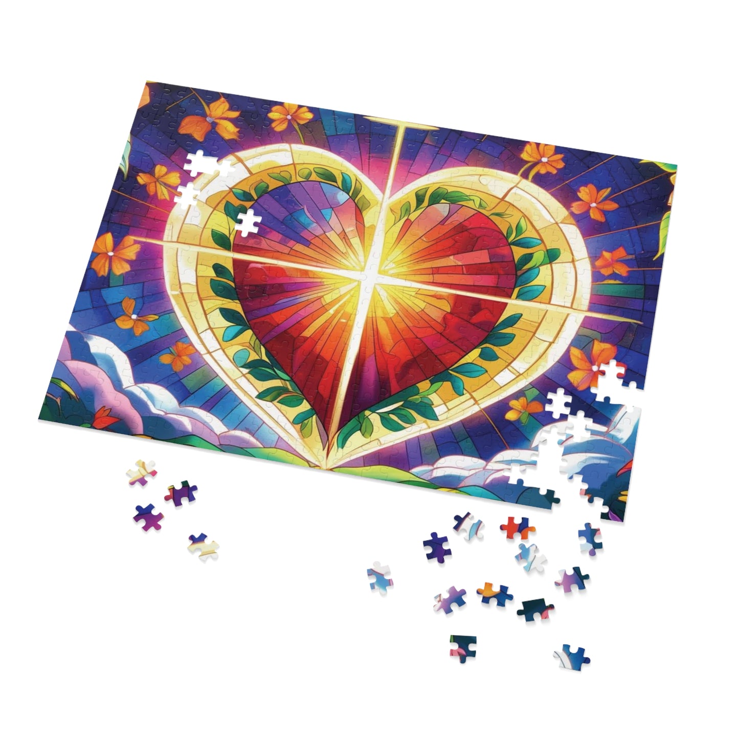 "Heaven’s Heart: Light of Love Puzzle"