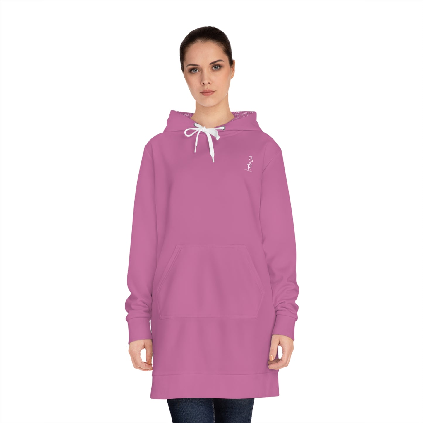 Beloved & Bold – Rose Quartz Hoodie Dress
